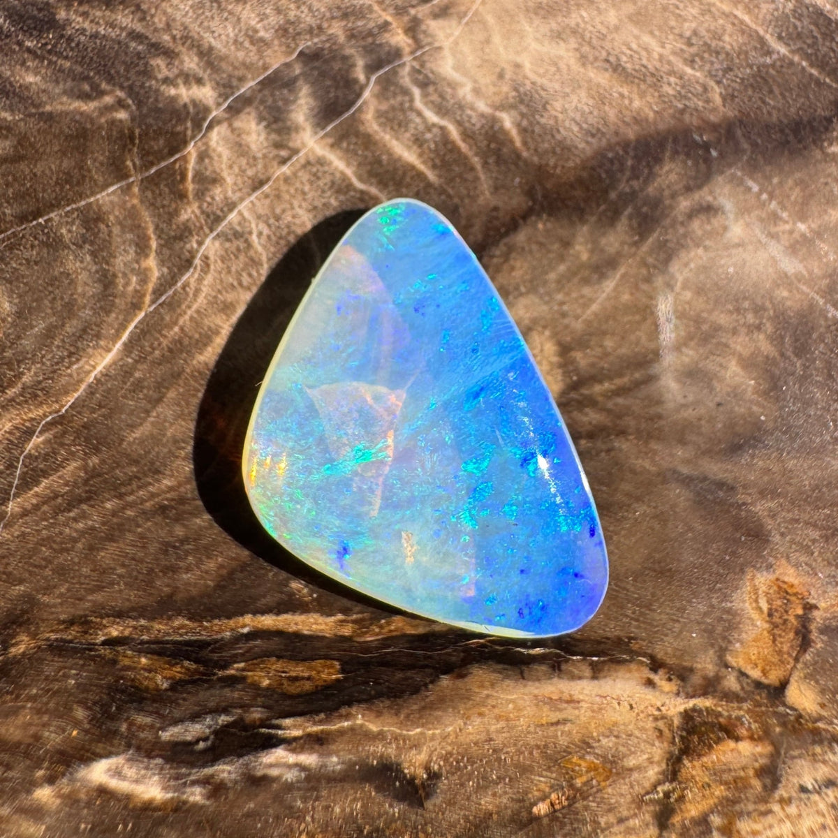 3.9ct Coober Pedy Crystal Opal | Solid Australian Opal | Hand-Cut