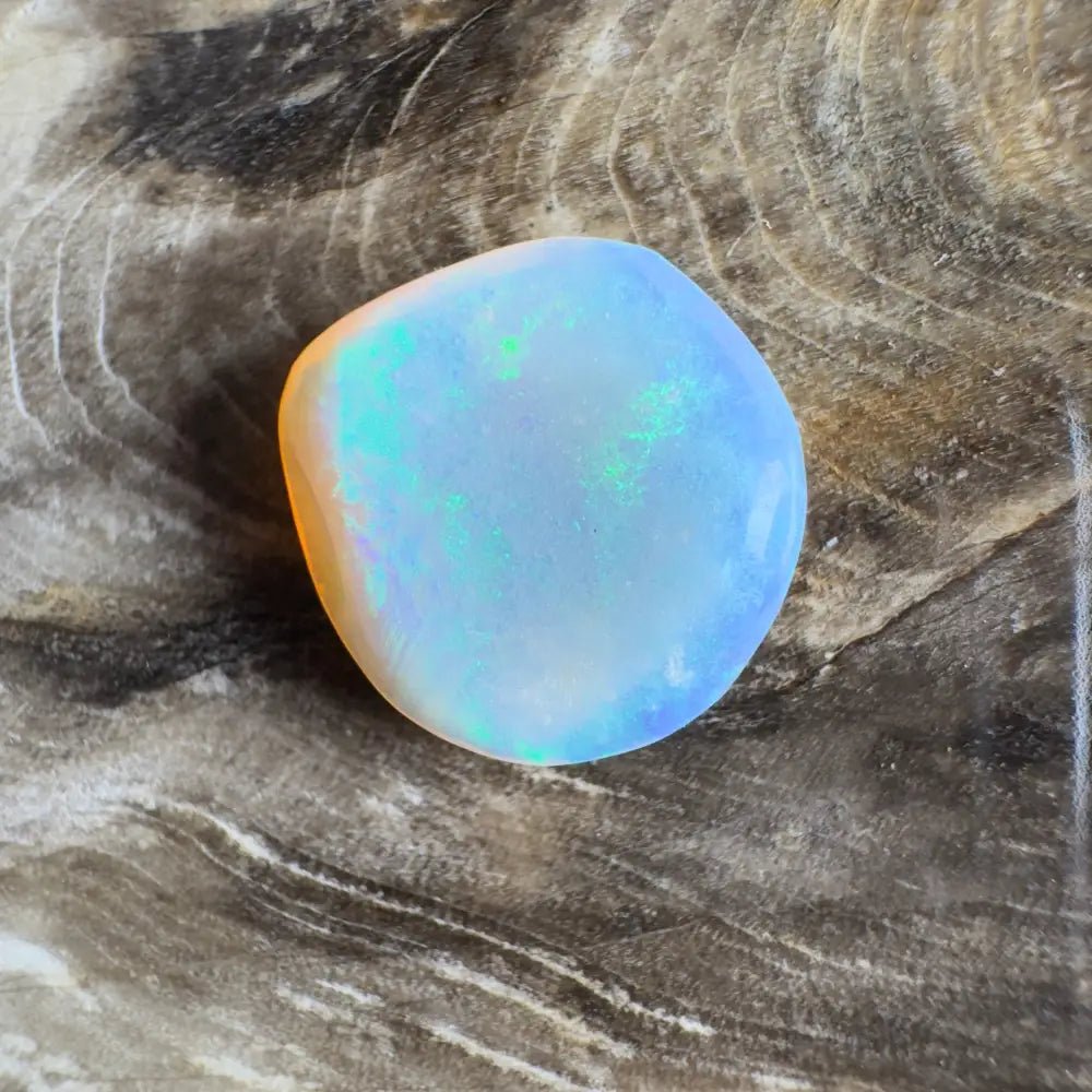 4.0ct Hand - Cut Solid Lightning Ridge Semi Black Opal