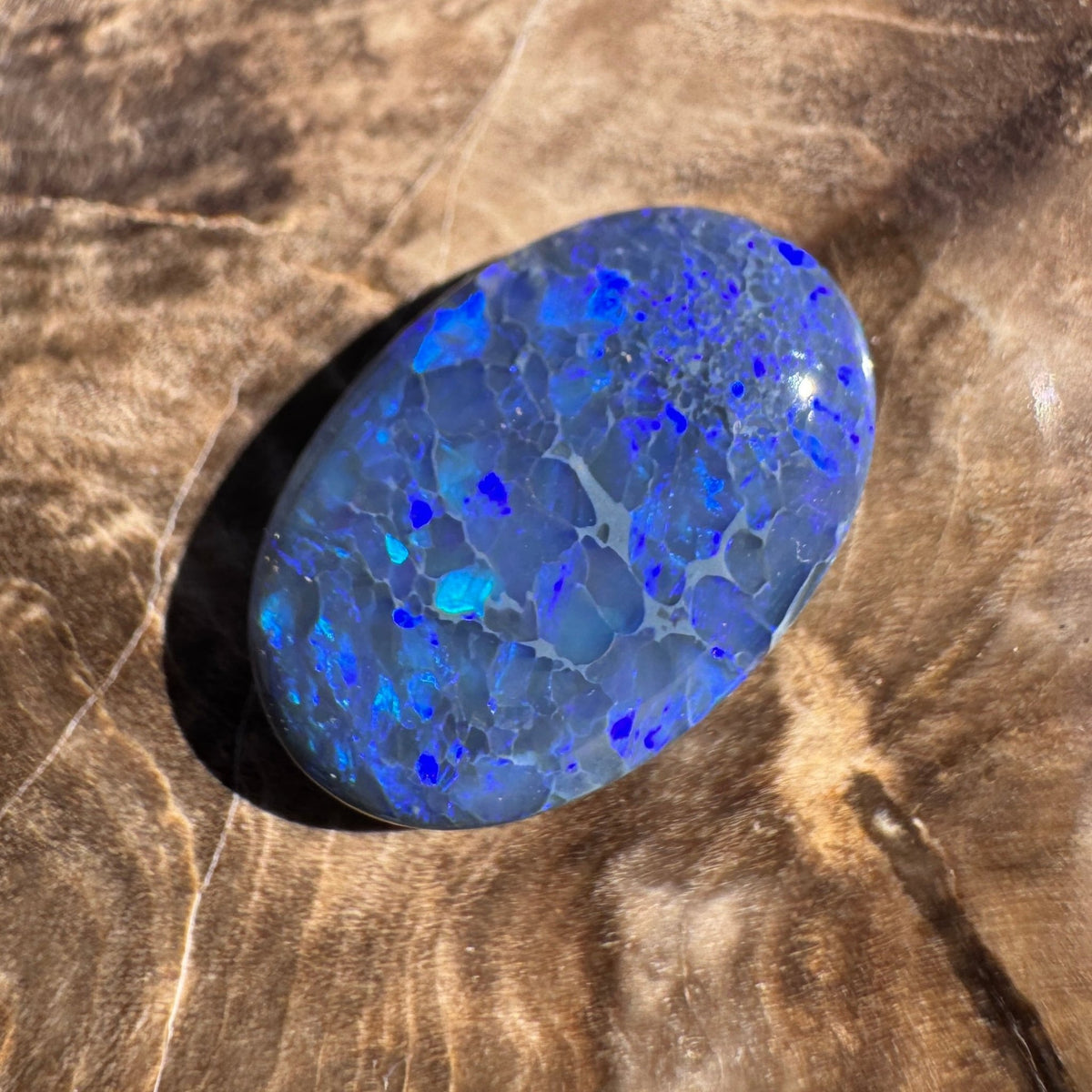 4.1ct Lightning Ridge Black Opal | Solid Australian Opal | Hand-Cut