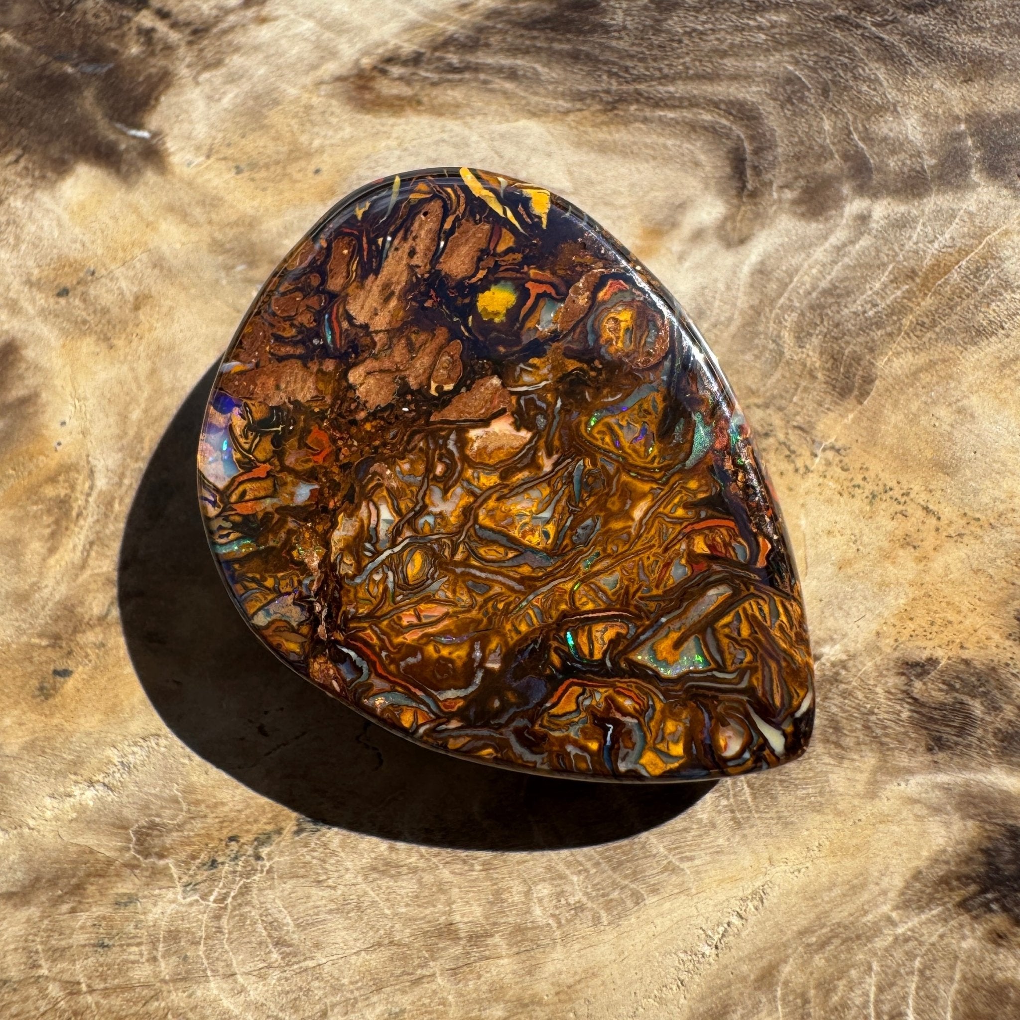 41ct Queensland Boulder Opal | Solid Australian Opal | Hand-Cut