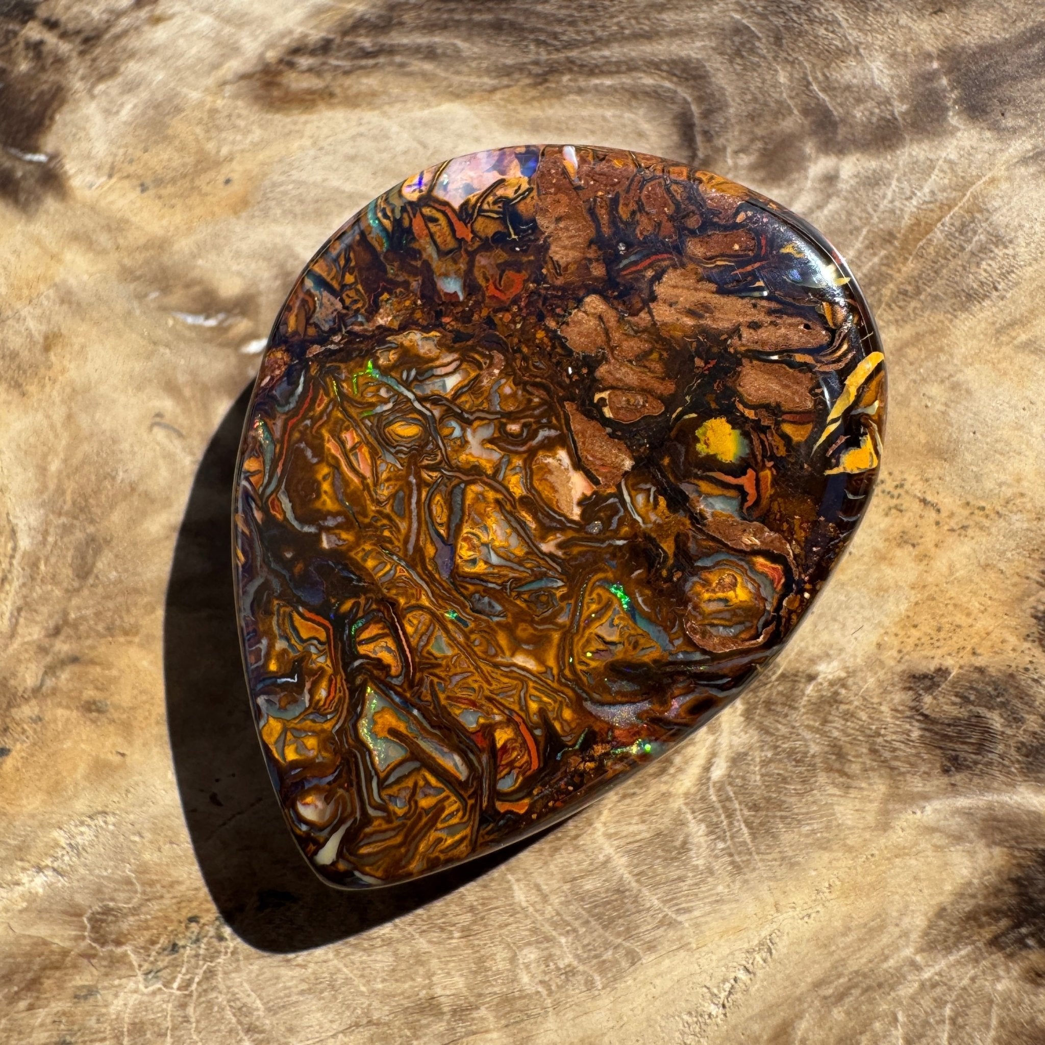 41ct Queensland Boulder Opal | Solid Australian Opal | Hand-Cut