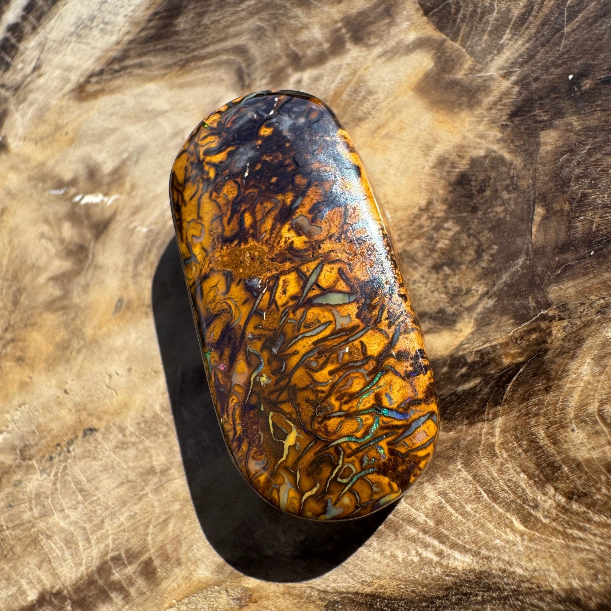 41ct Winton Queensland Boulder Opal | Solid Australian Opal | Hand-Cut