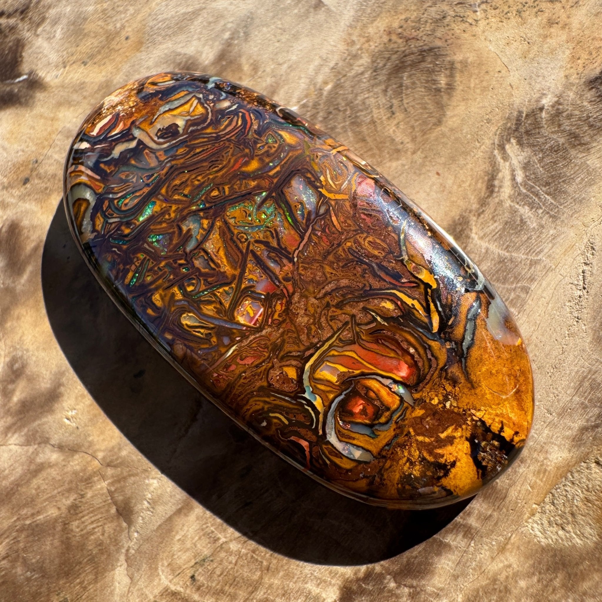43ct Winton Queensland Boulder Opal | Solid Australian Opal | Hand-Cut