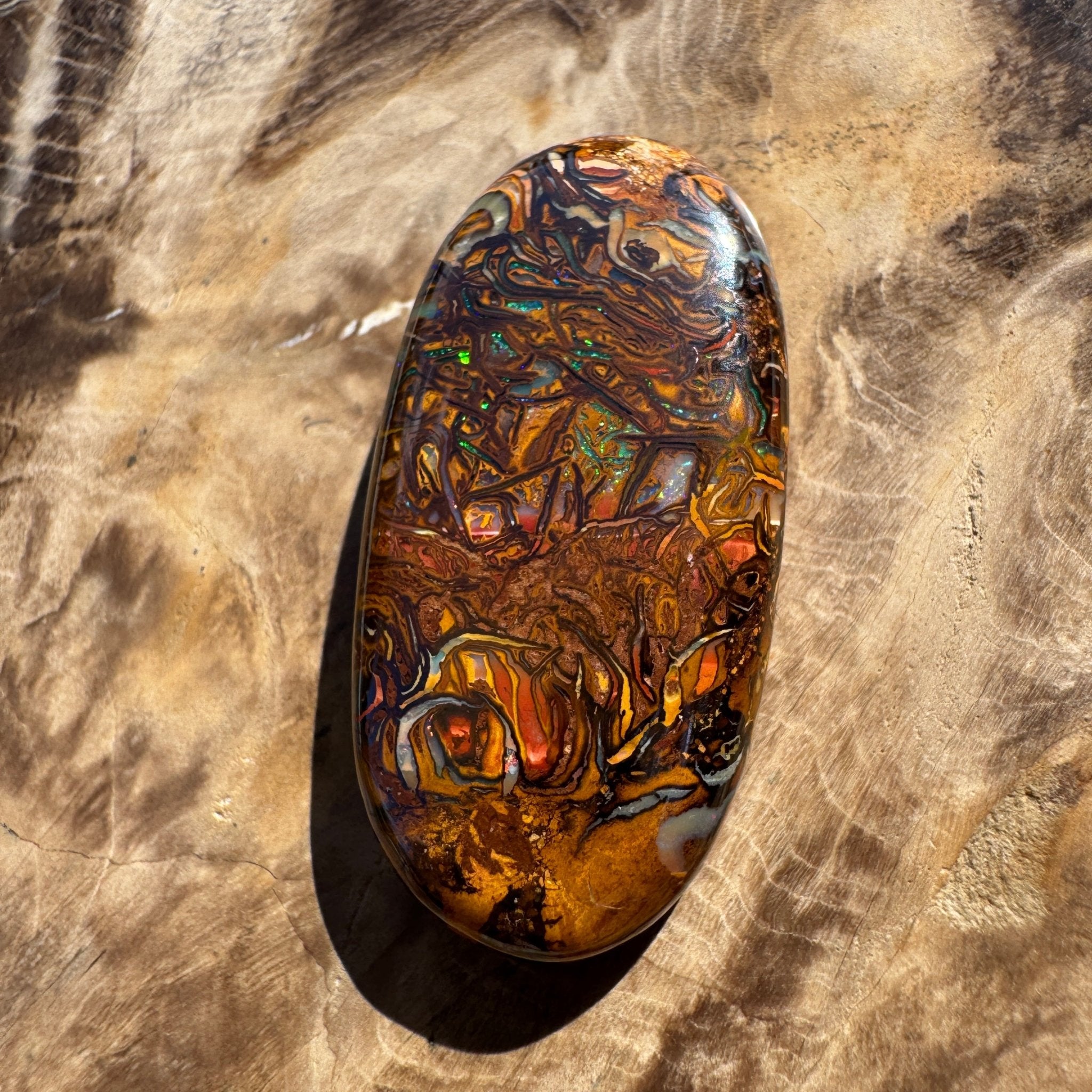 43ct Winton Queensland Boulder Opal | Solid Australian Opal | Hand-Cut