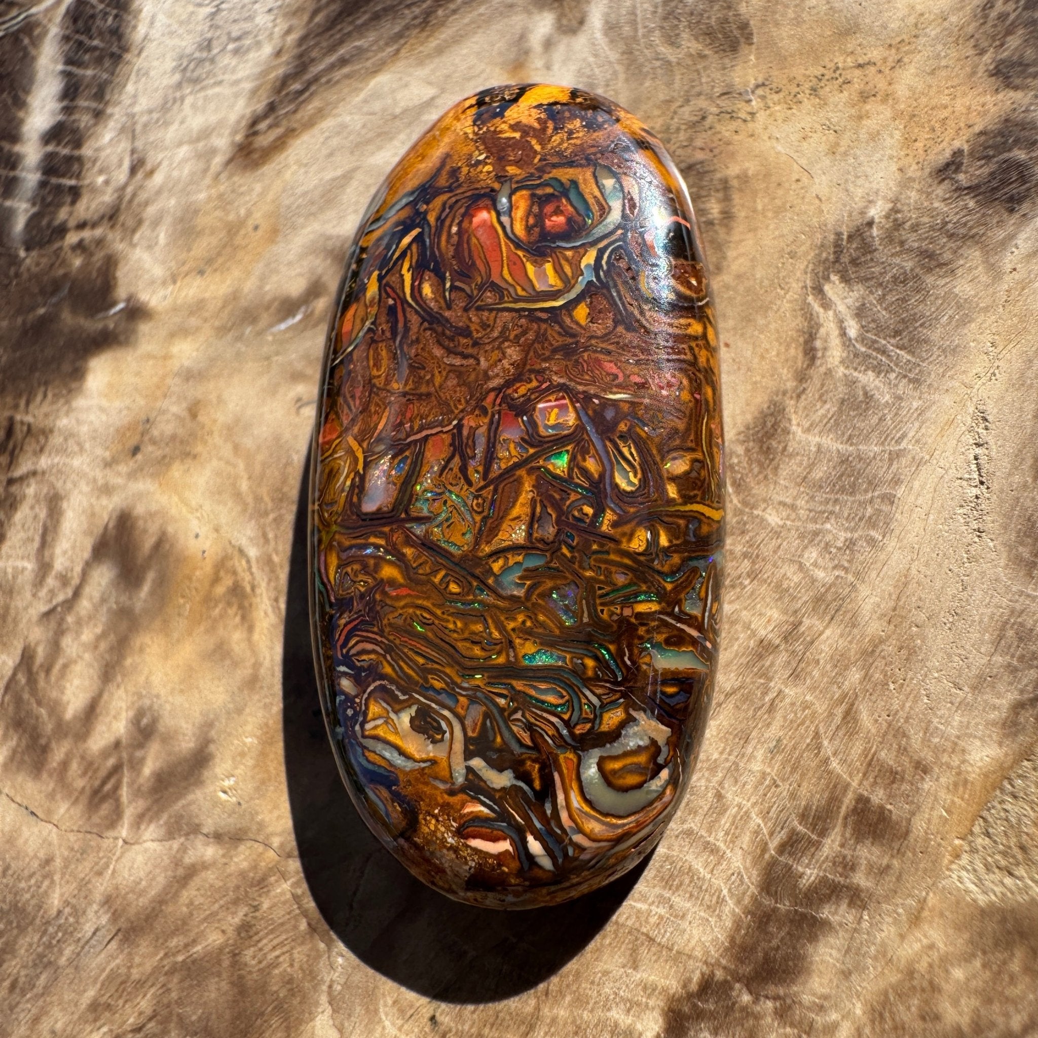 43ct Winton Queensland Boulder Opal | Solid Australian Opal | Hand-Cut