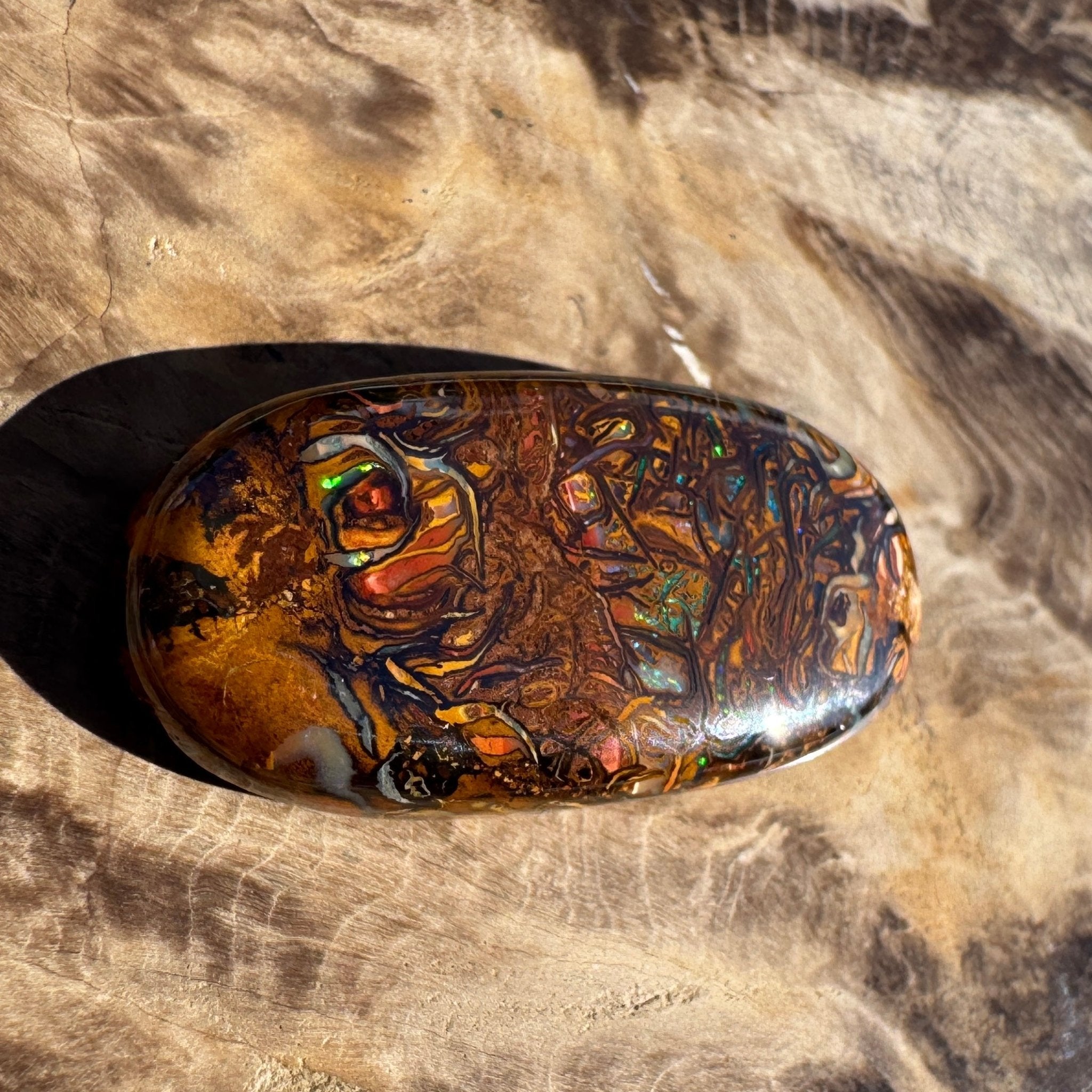 43ct Winton Queensland Boulder Opal | Solid Australian Opal | Hand-Cut