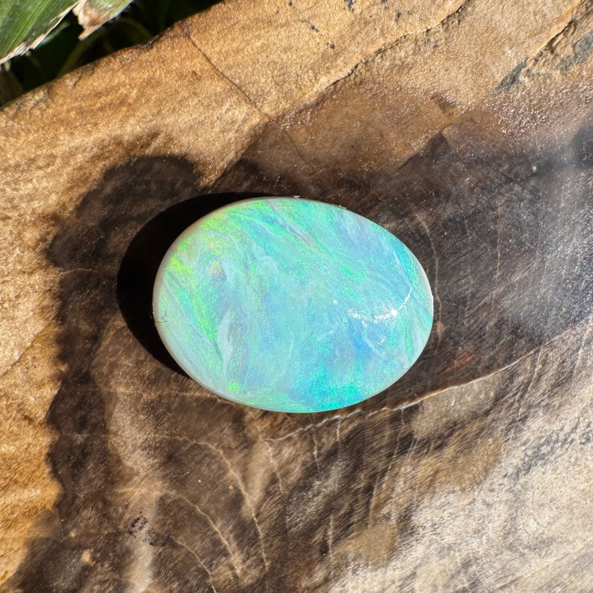4.4ct Lightning Ridge Semi Black Opal | Solid Australian Opal | Hand-Cut