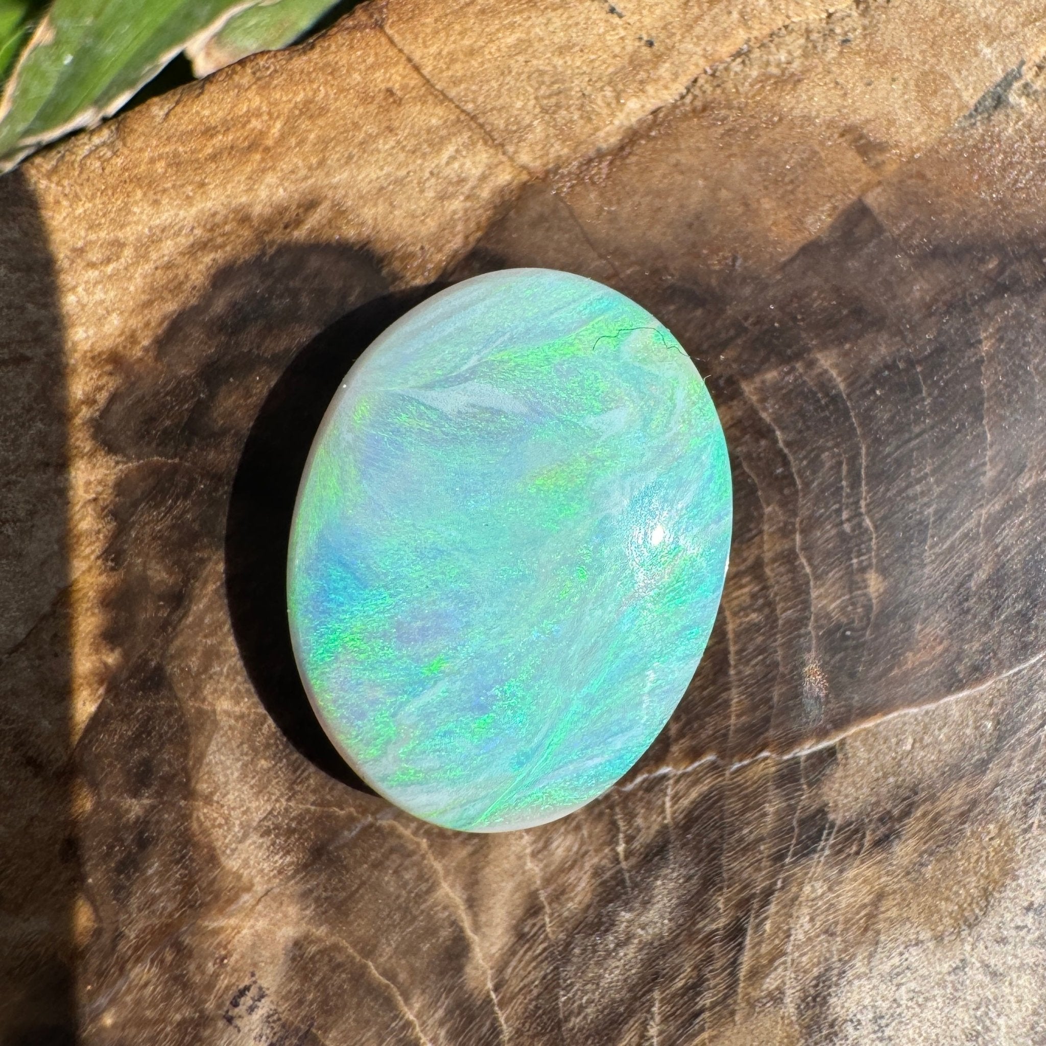 4.4ct Lightning Ridge Semi Black Opal | Solid Australian Opal | Hand-Cut