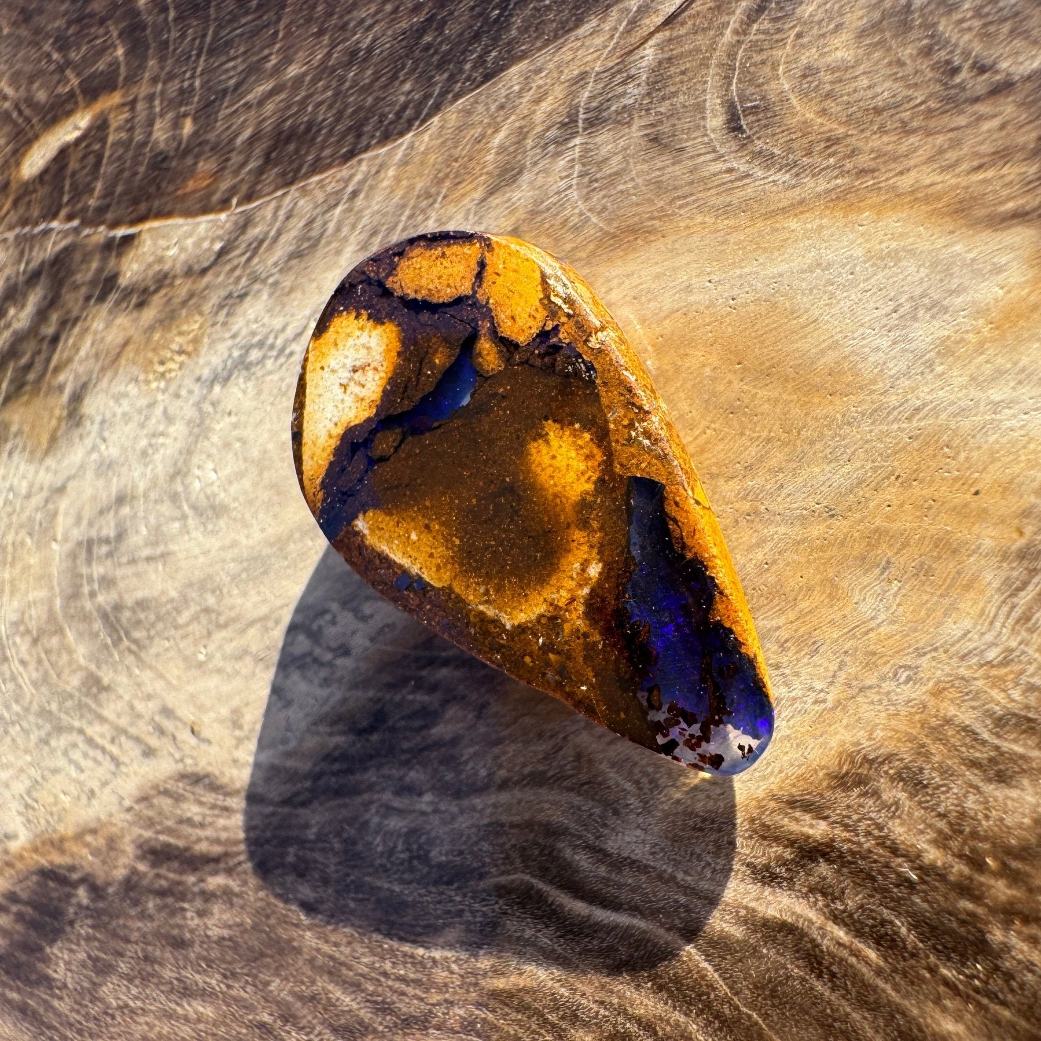 4.4ct Queensland Boulder Opal | Solid Australian Opal | Hand-Cut