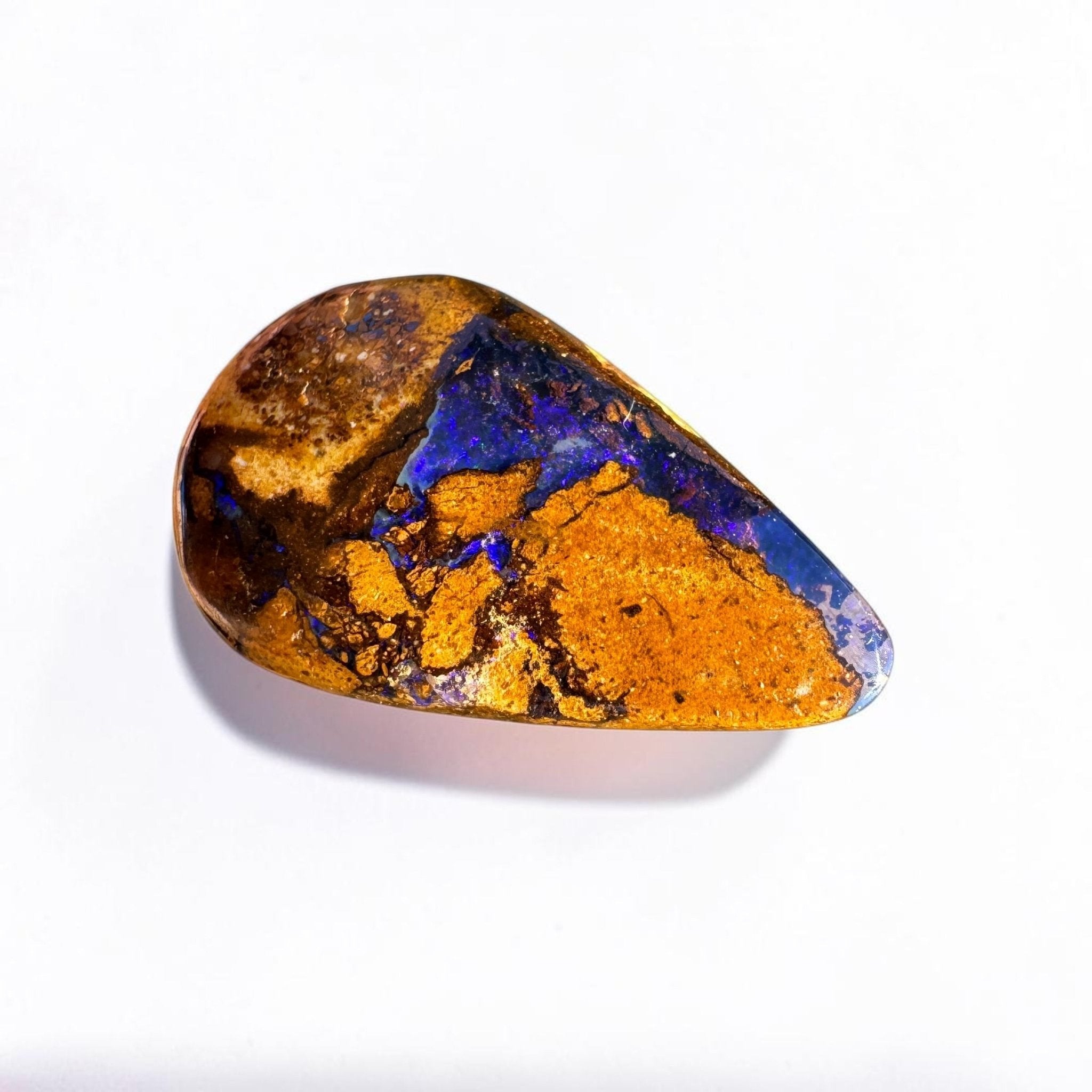 4.4ct Queensland Boulder Opal | Solid Australian Opal | Hand-Cut