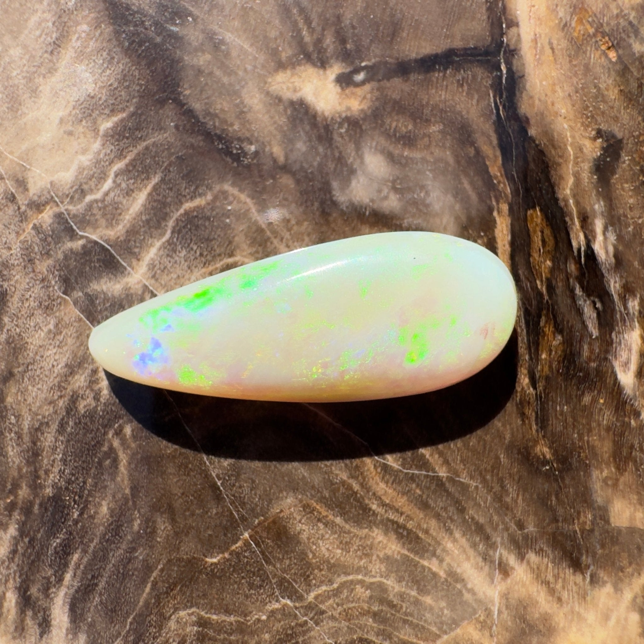 4.5ct Coober Pedy Opal | Solid Australian Opal | Hand-Cut