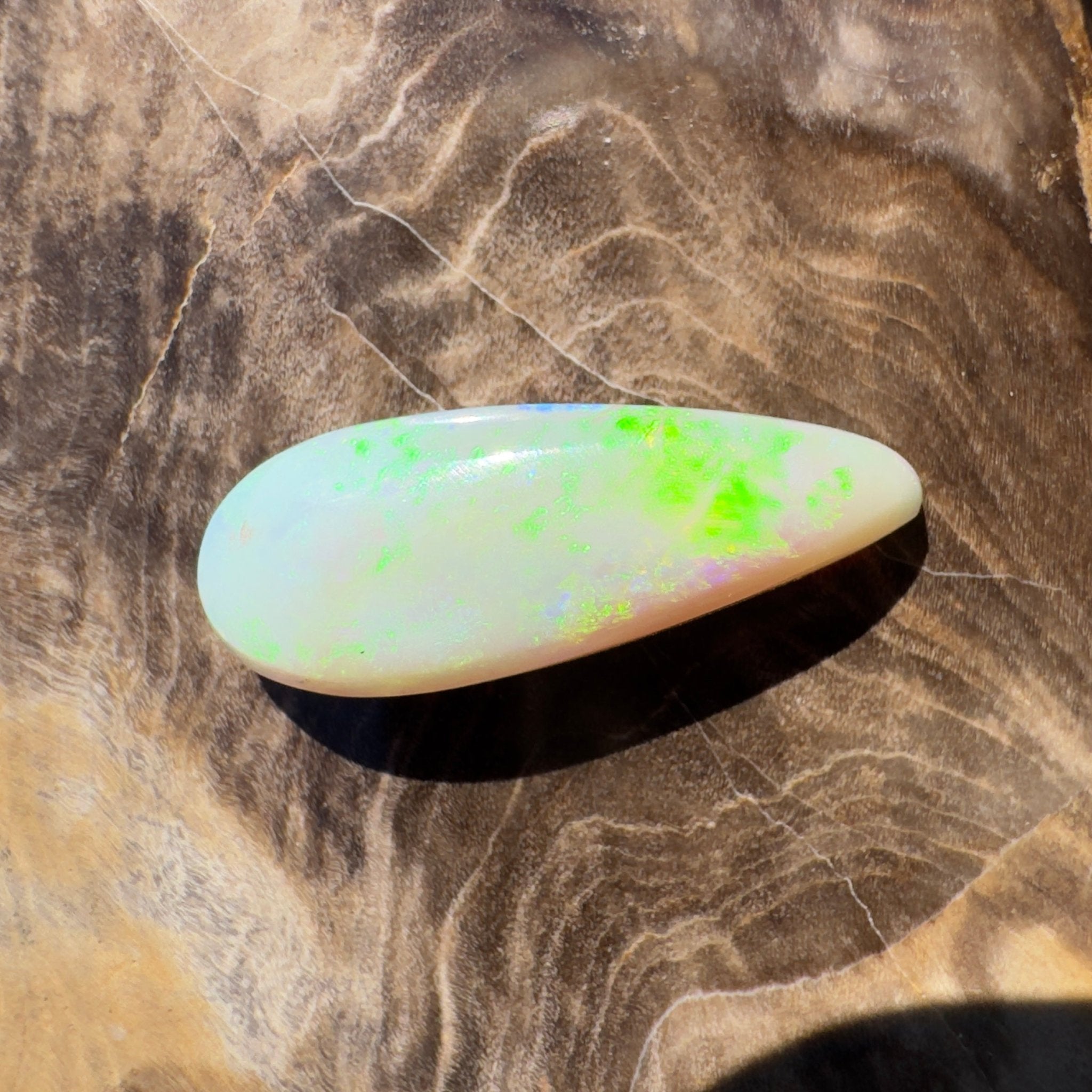 4.5ct Coober Pedy Opal | Solid Australian Opal | Hand-Cut
