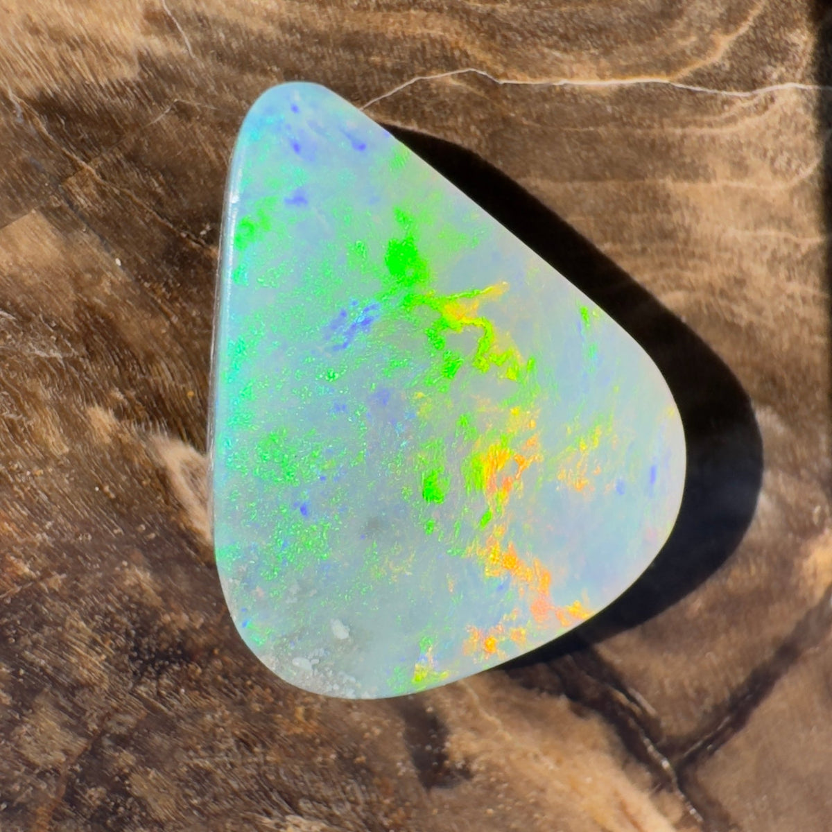 4.5ct Lightning Ridge Semi Black Opal | Solid Australian Opal | Hand-Cut
