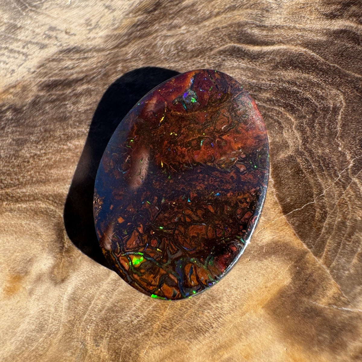 4.5ct Queensland Boulder Opal | Solid Australian Opal | Hand-Cut