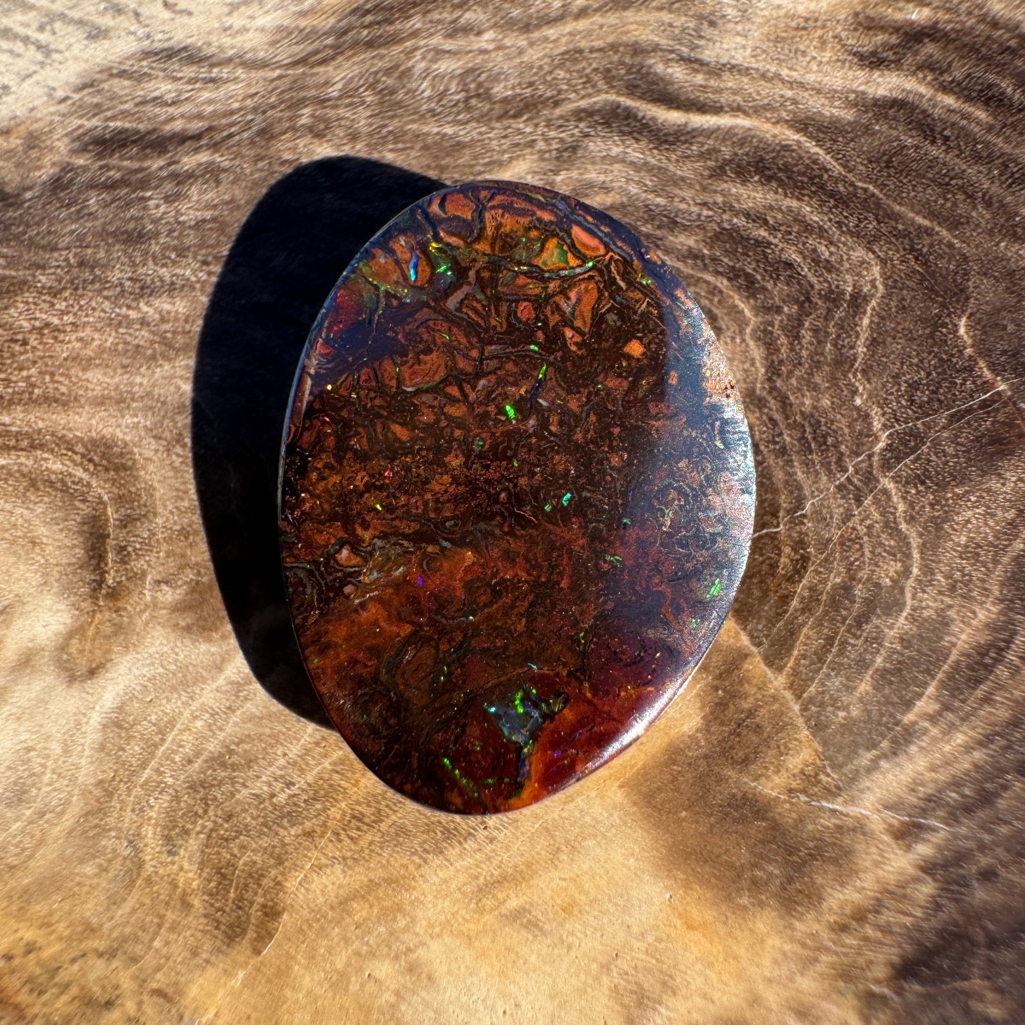 4.5ct Queensland Boulder Opal | Solid Australian Opal | Hand-Cut