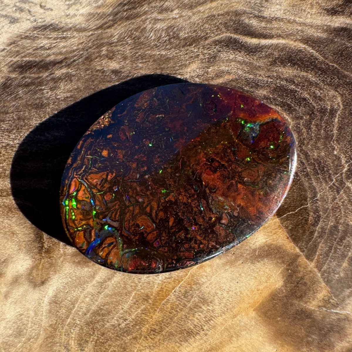 4.5ct Queensland Boulder Opal | Solid Australian Opal | Hand-Cut