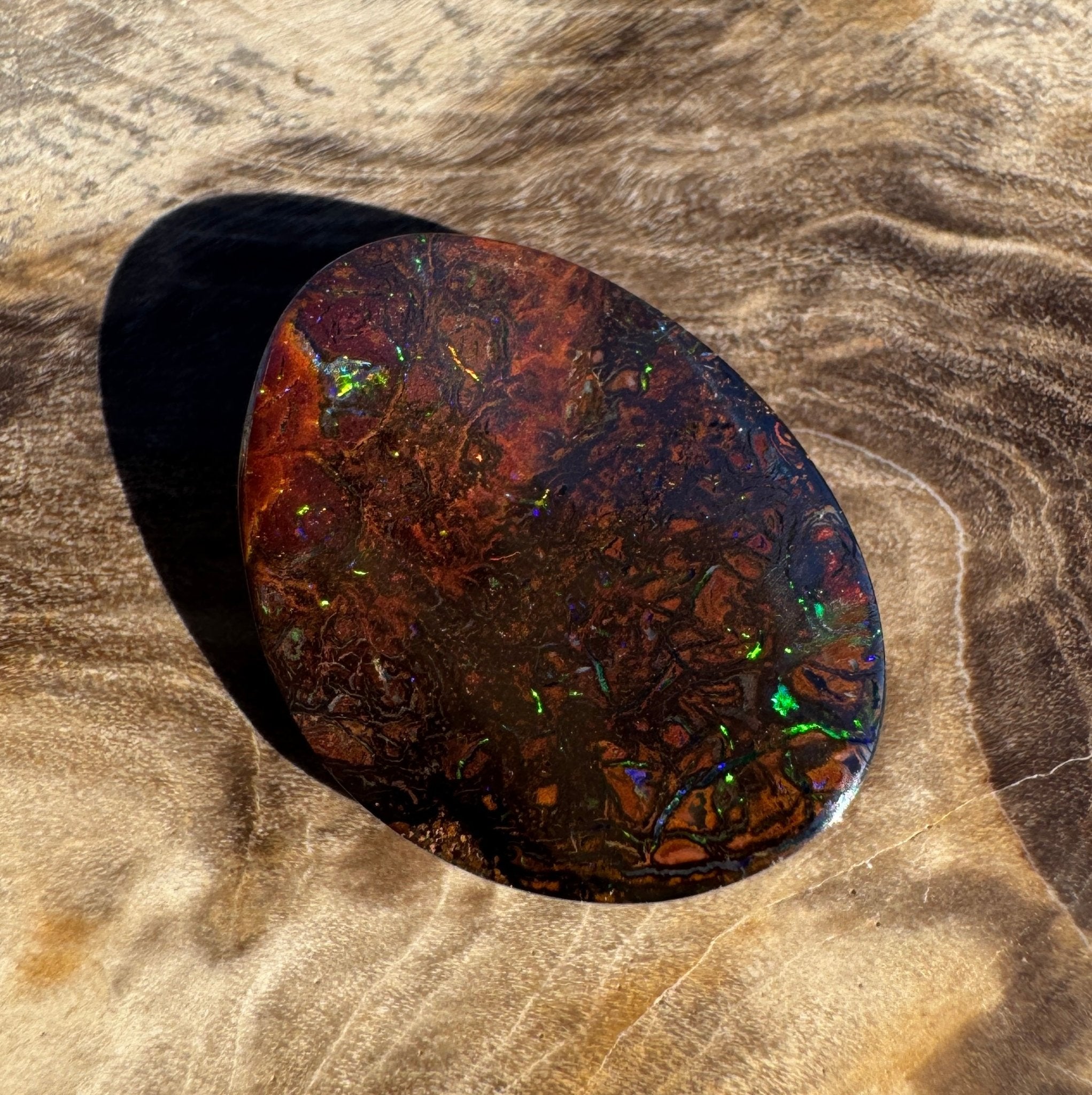 4.5ct Queensland Boulder Opal | Solid Australian Opal | Hand-Cut
