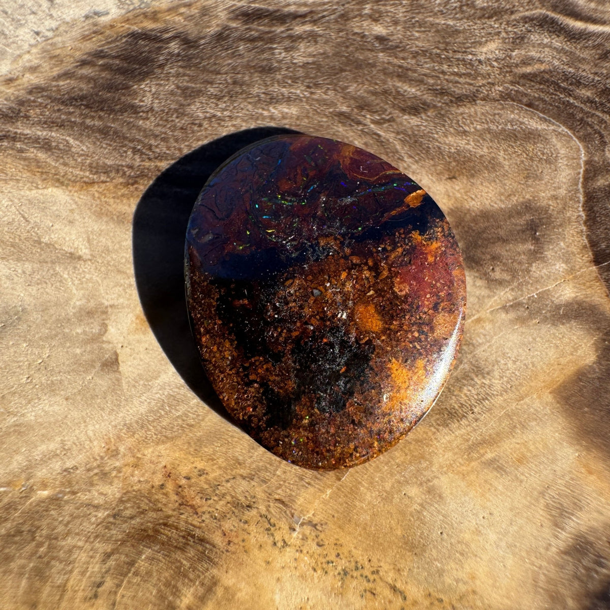 4.5ct Queensland Boulder Opal | Solid Australian Opal | Hand-Cut