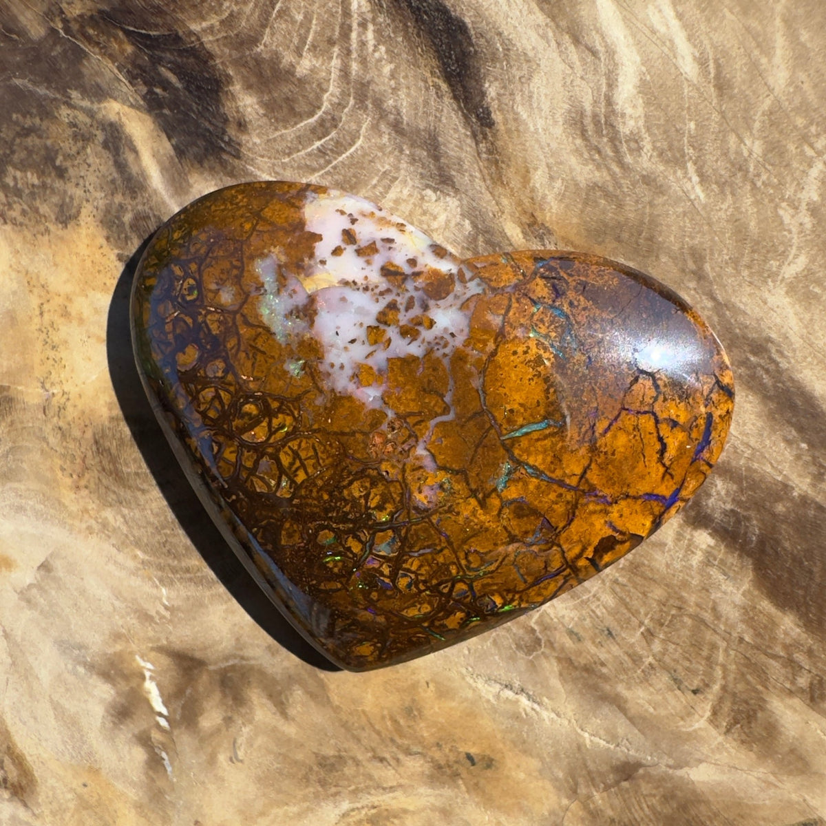 46ct Queensland Boulder Opal | Solid Australian Opal | Hand-Cut