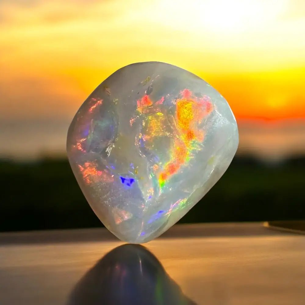 4.9ct Lightning Ridge Opal Solid Hand - Cut
