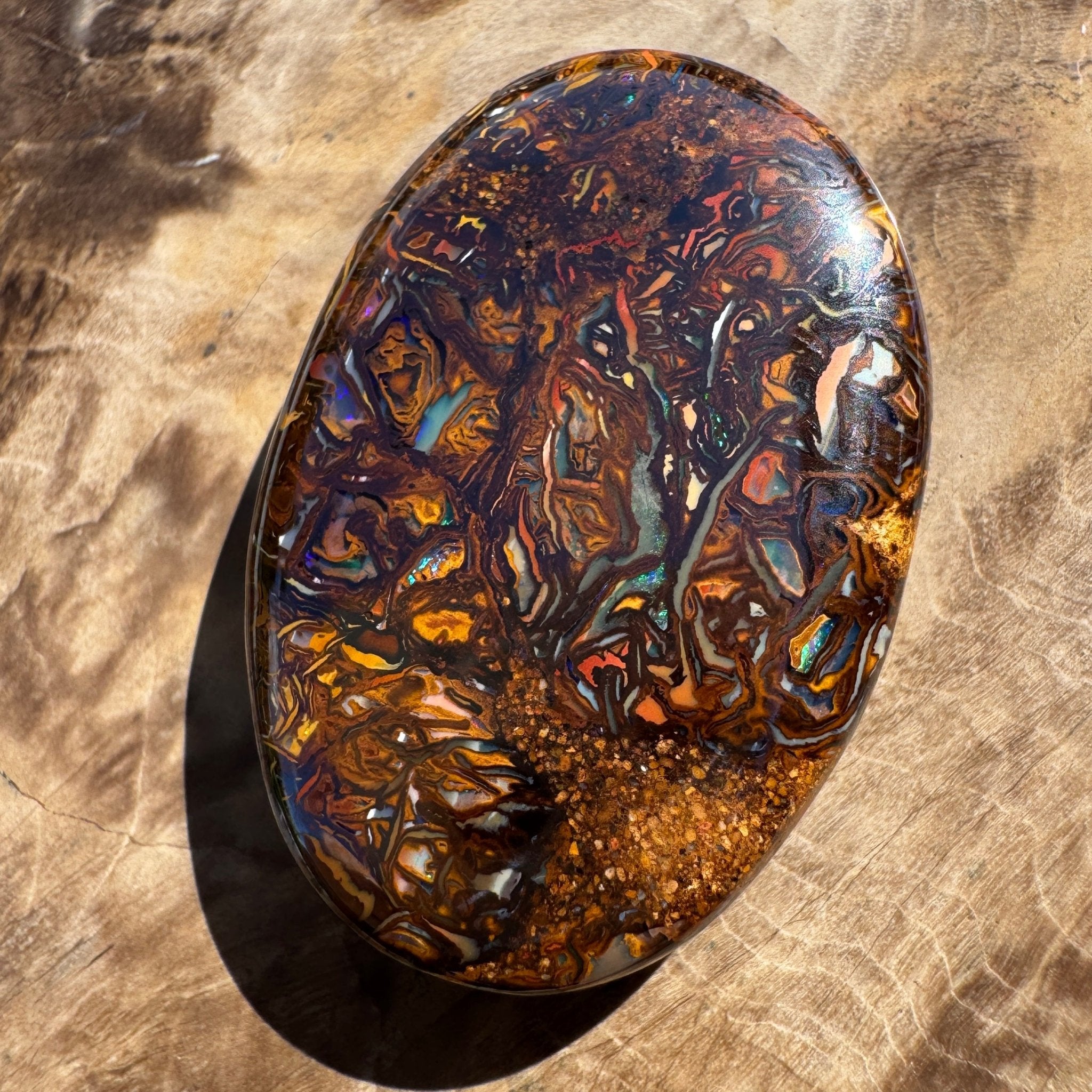 49ct Winton Queensland Boulder Opal | Solid Australian Opal | Hand-Cut