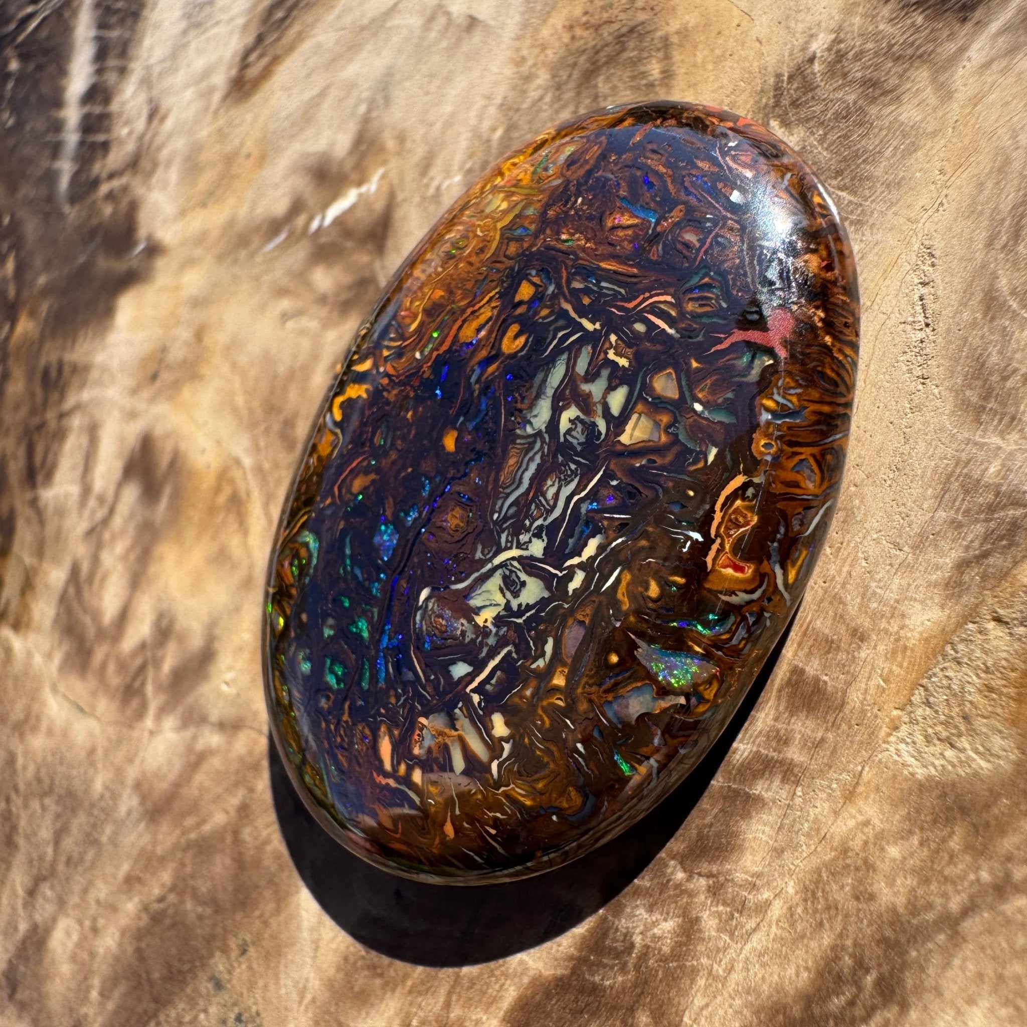 49ct Winton Queensland Boulder Opal | Solid Australian Opal | Hand-Cut