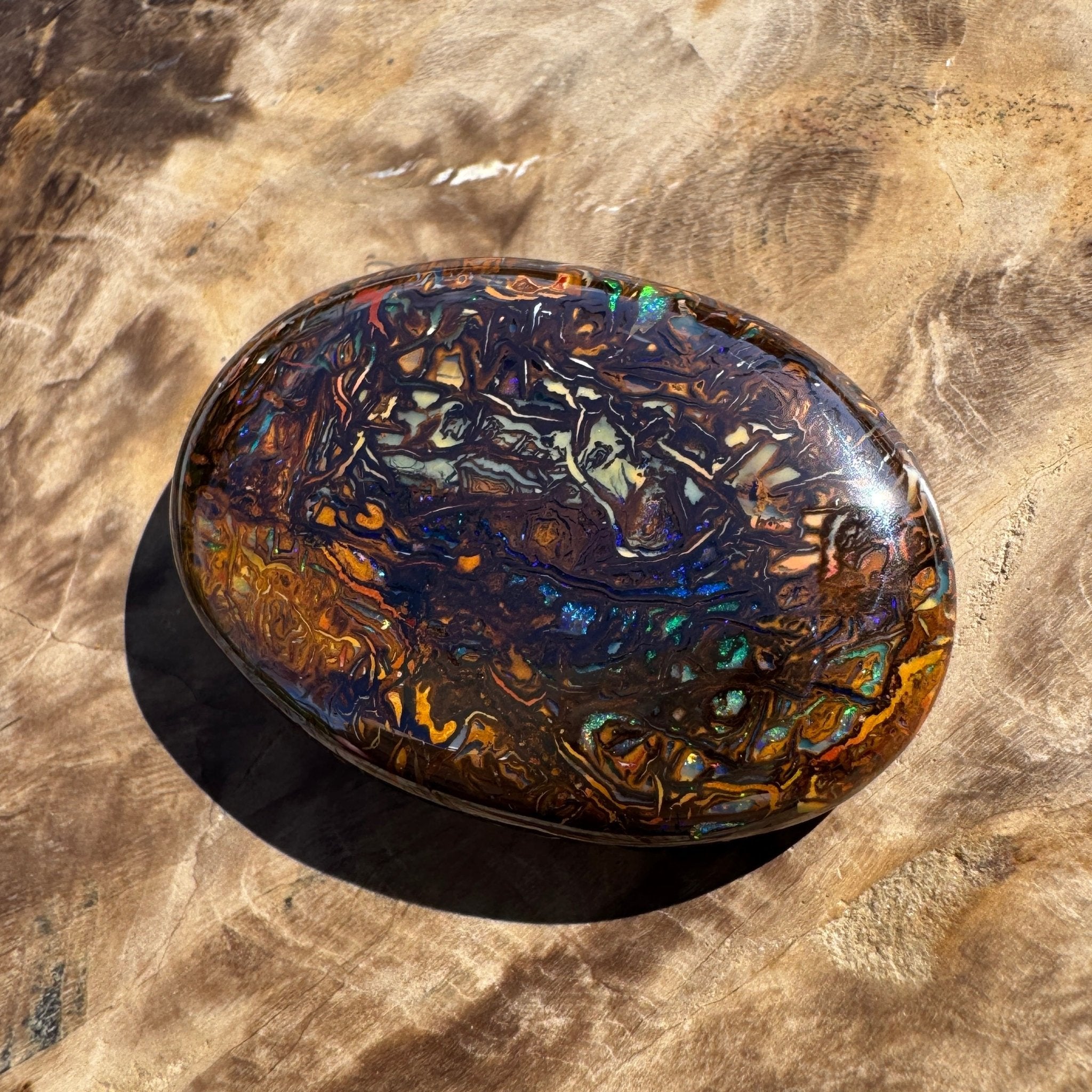 49ct Winton Queensland Boulder Opal | Solid Australian Opal | Hand-Cut