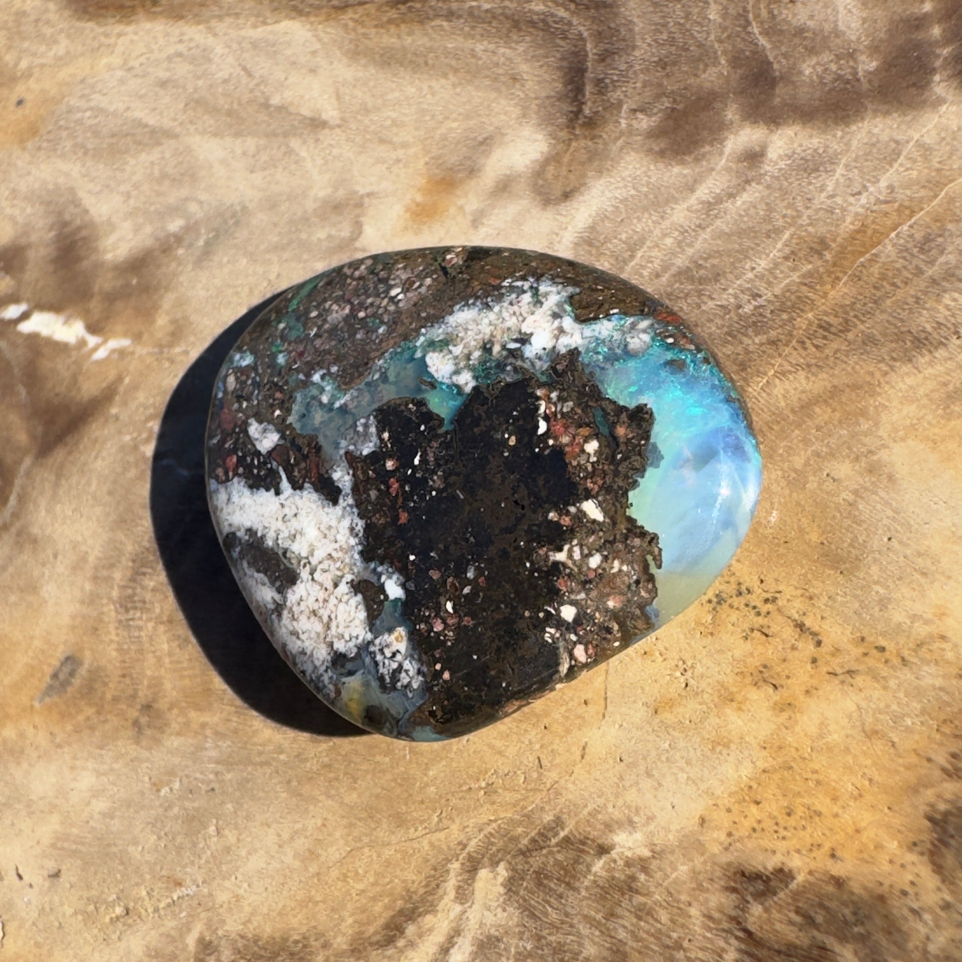 4ct Queensland Boulder Opal | Solid Australian Opal