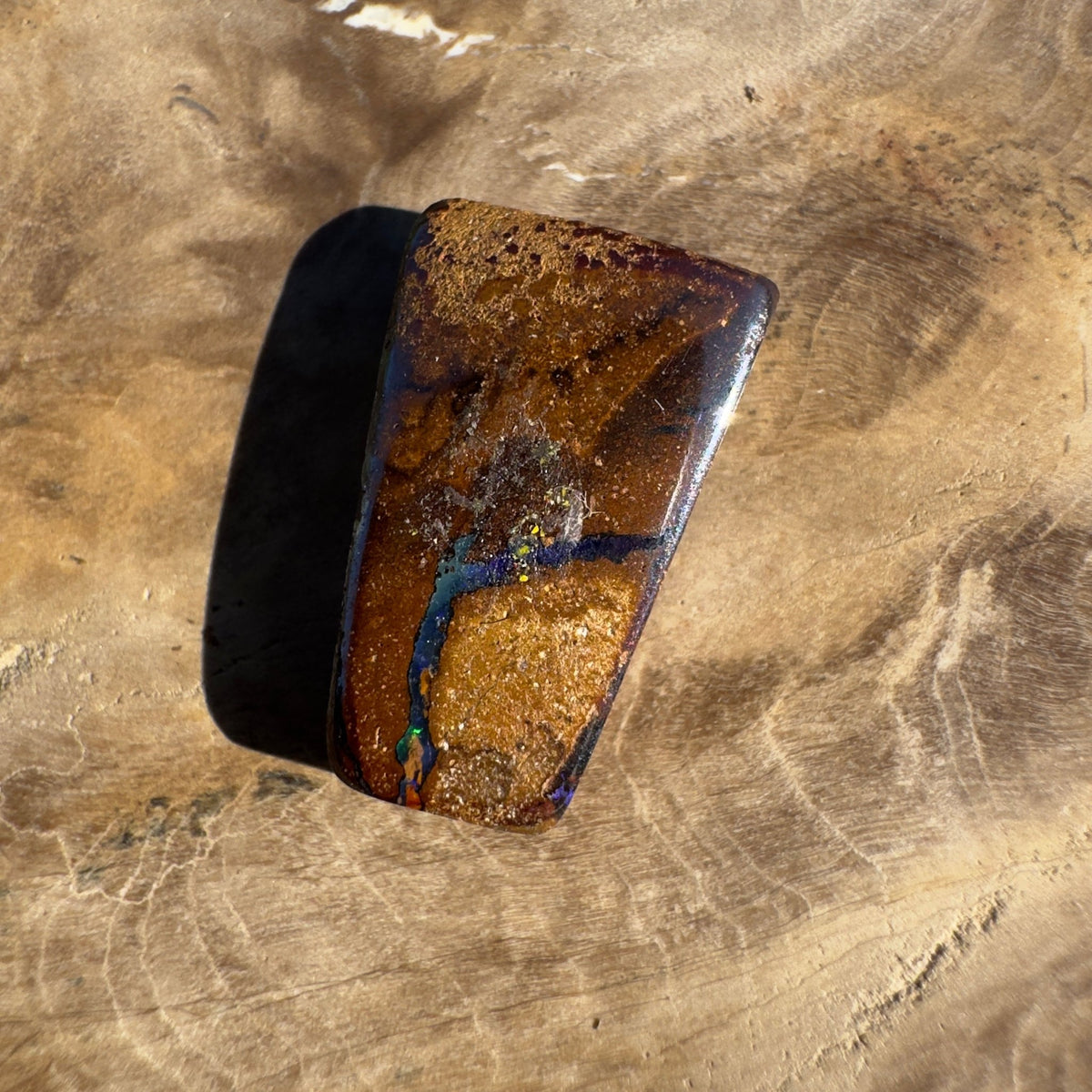 5.1ct Queensland Boulder Opal | Solid Australian Opal | Hand-Cut