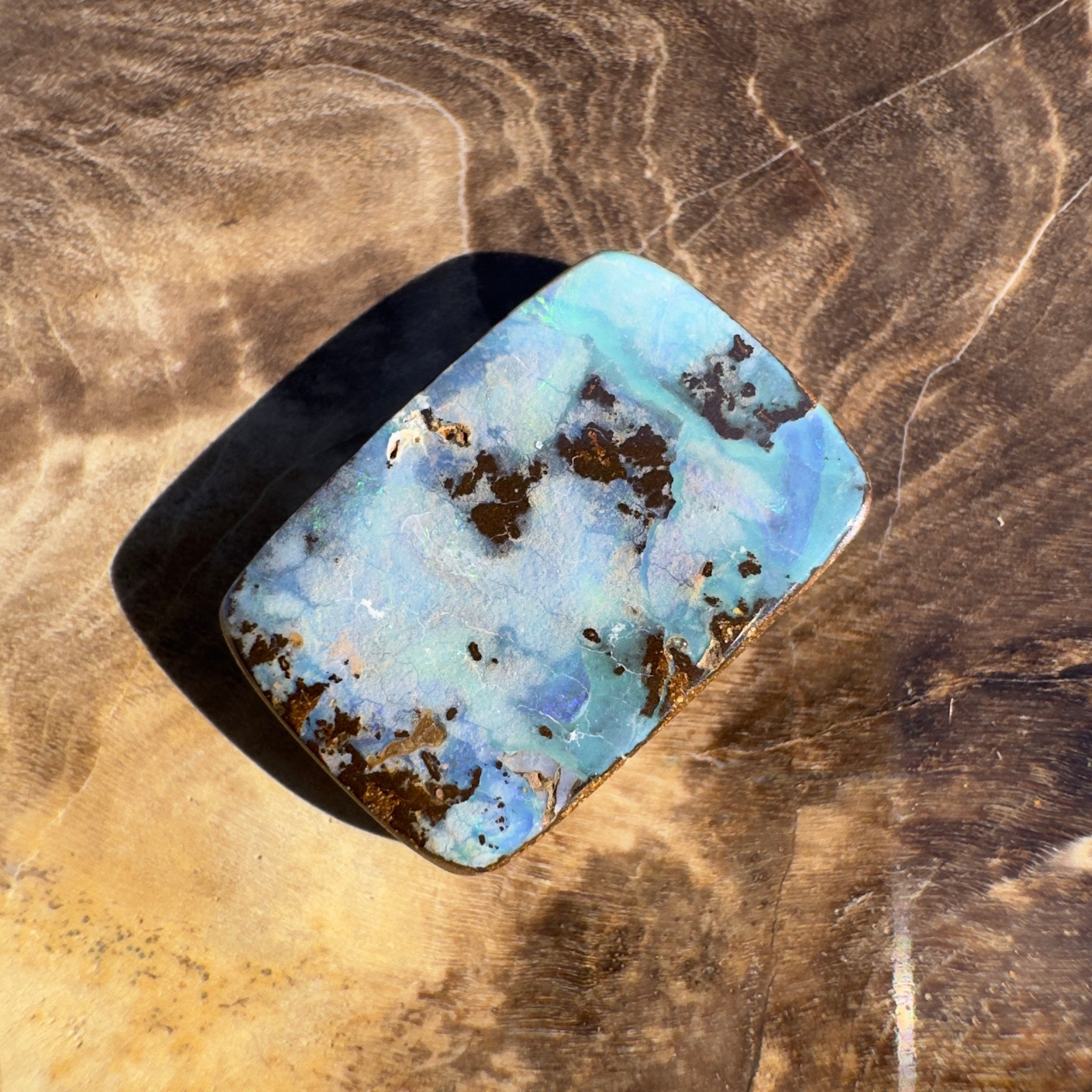 5.4ct Queensland Boulder Opal | Solid Australian Opal | Hand-Cut