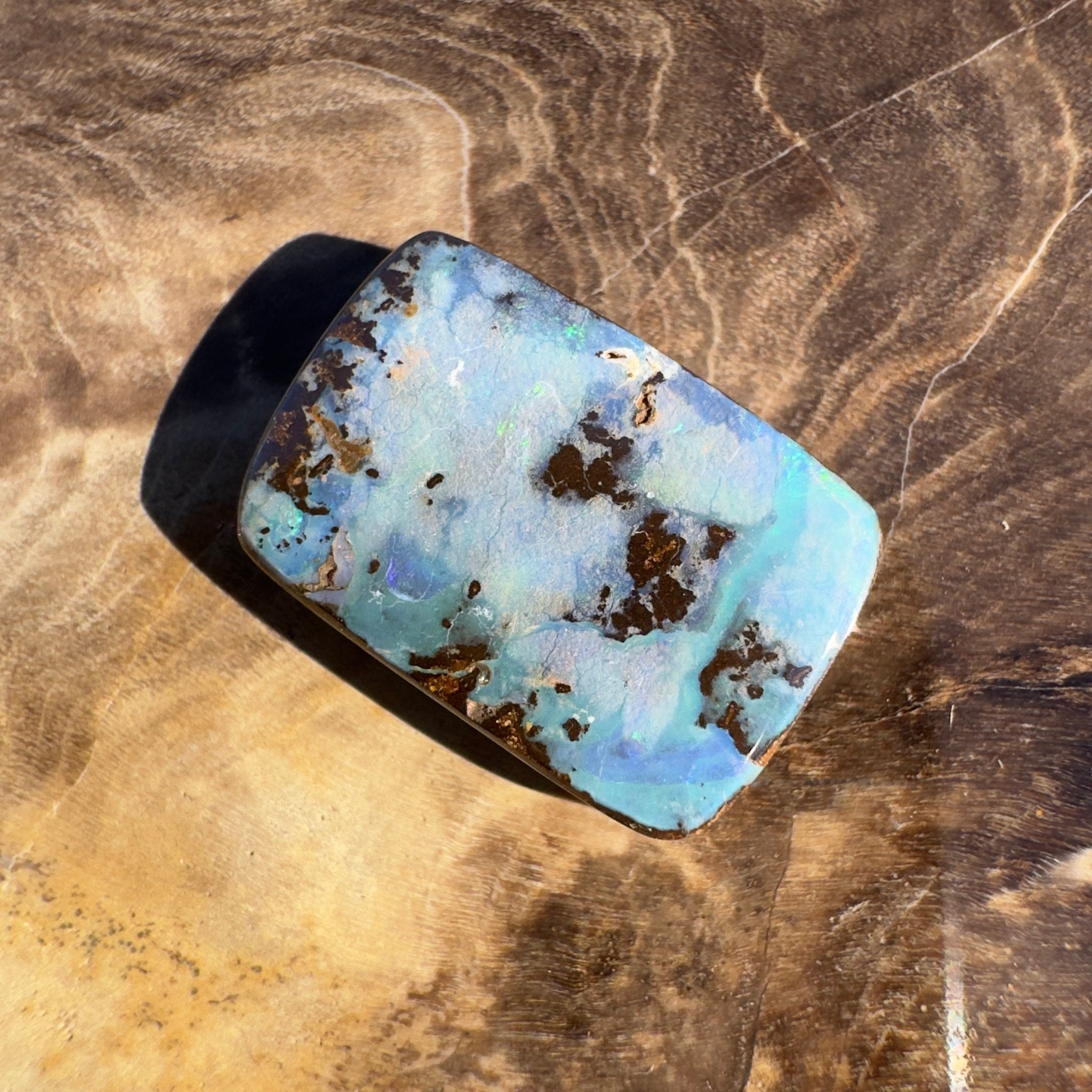 5.4ct Queensland Boulder Opal | Solid Australian Opal | Hand-Cut