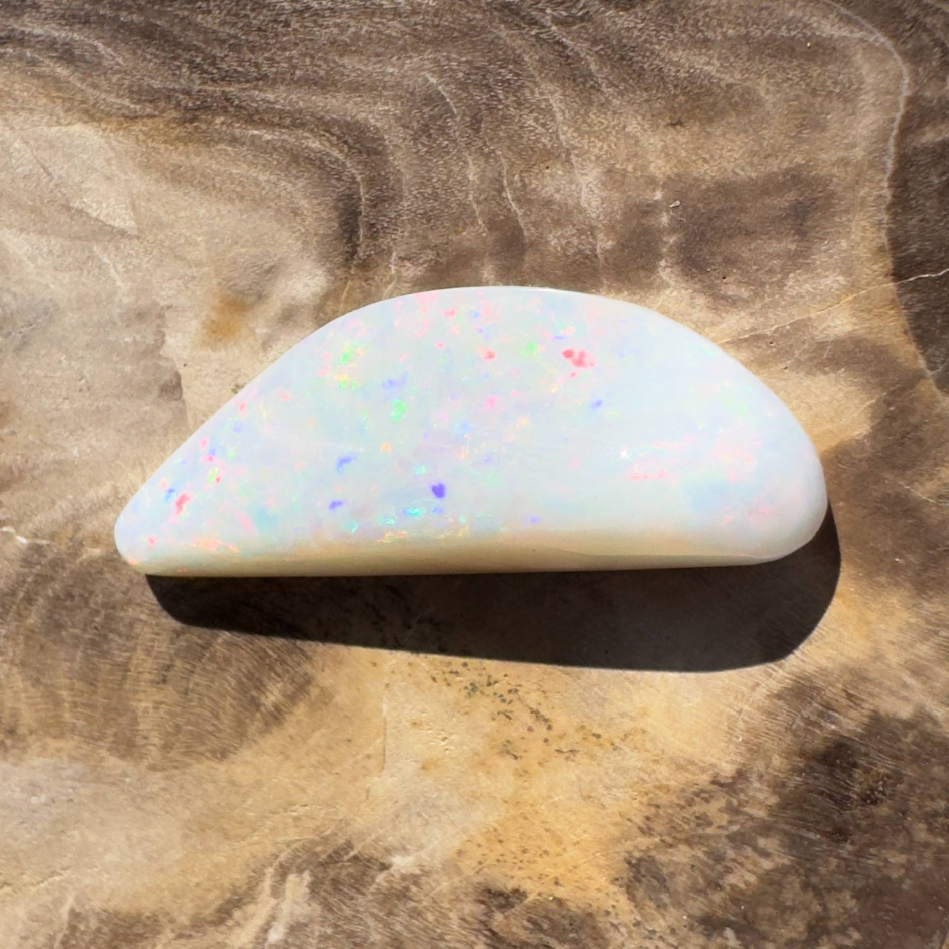 5.5ct Hand - cut Solid Australian Coober Pedy Opal