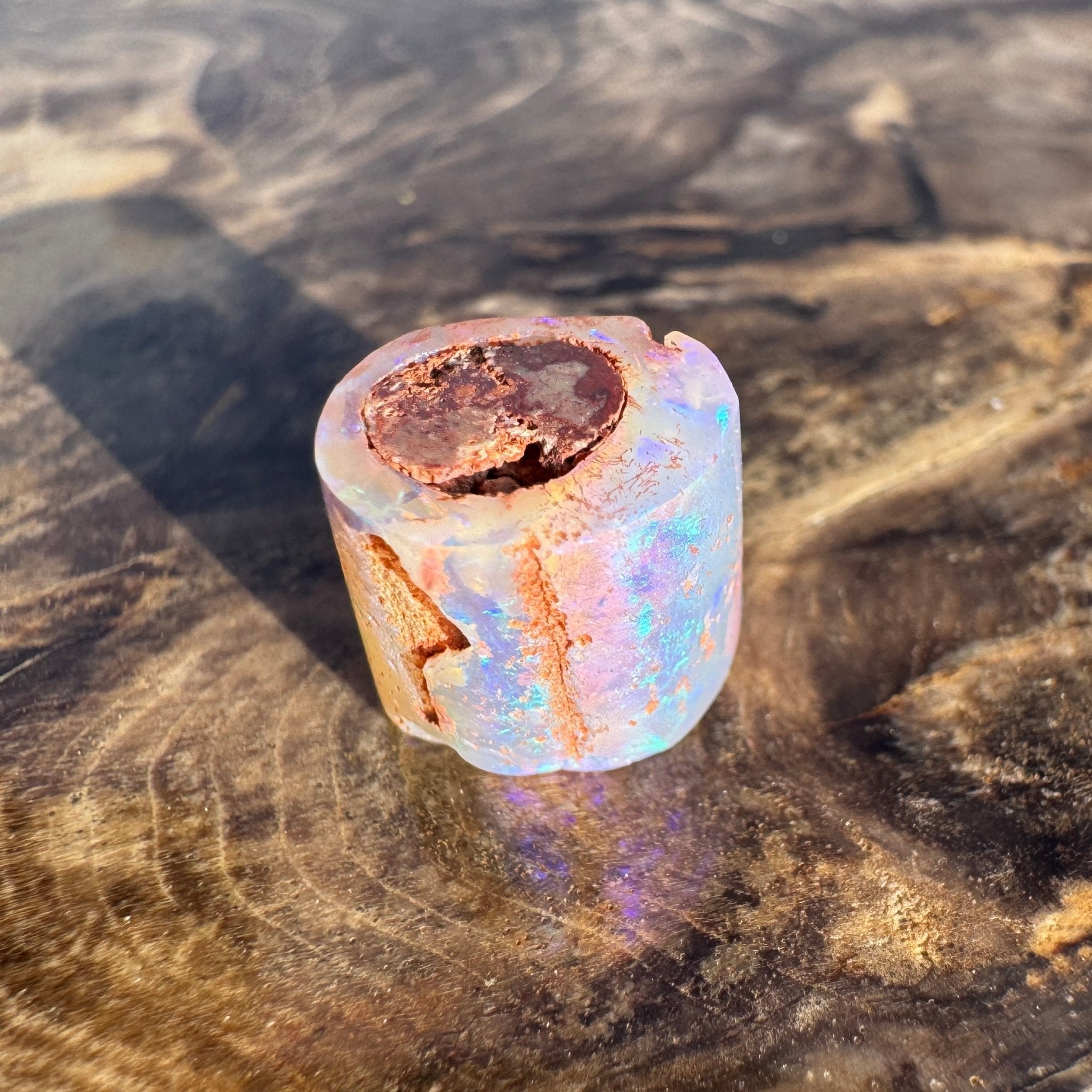 5.8ct Coober Pedy Belemnite Opal | Solid Australian Opal | Hand-Cut