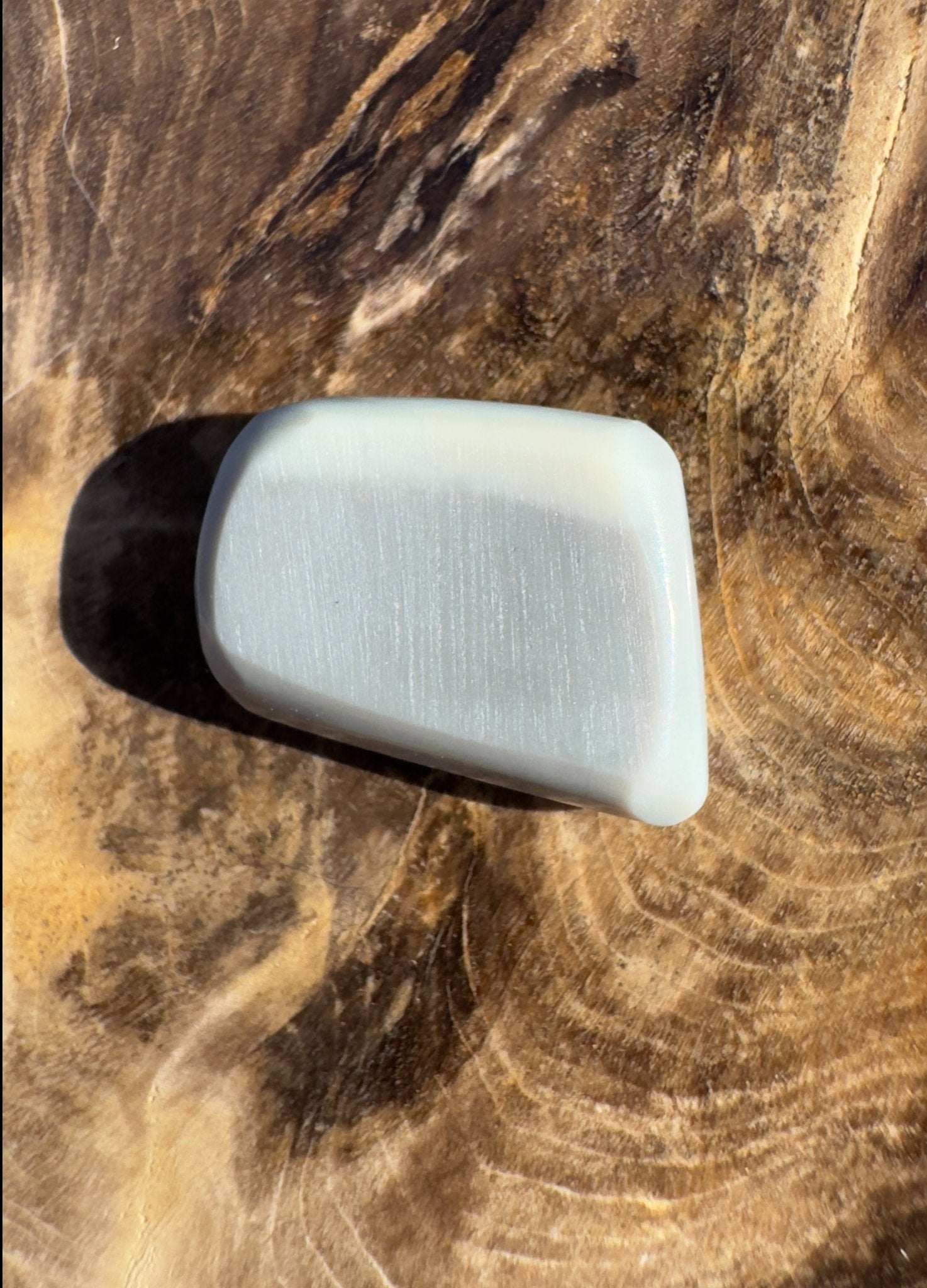 5.8ct Hand - cut Solid Lightning Ridge Semi Black Opal