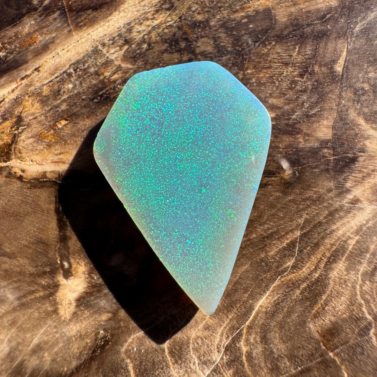 5.8ct Lightning Ridge Semi Black Opal | Solid Australian Opal | Hand-Cut