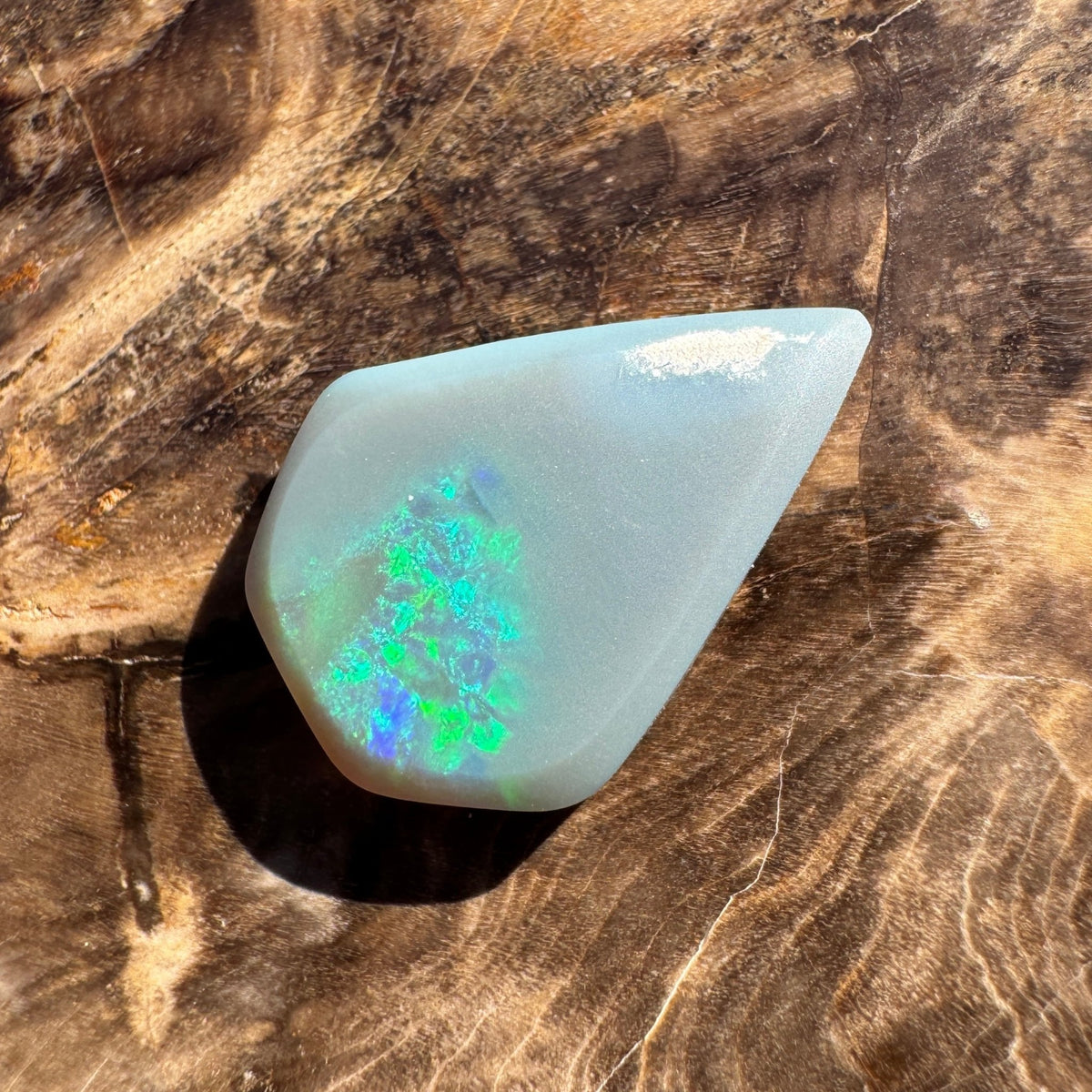5.8ct Lightning Ridge Semi Black Opal | Solid Australian Opal | Hand-Cut