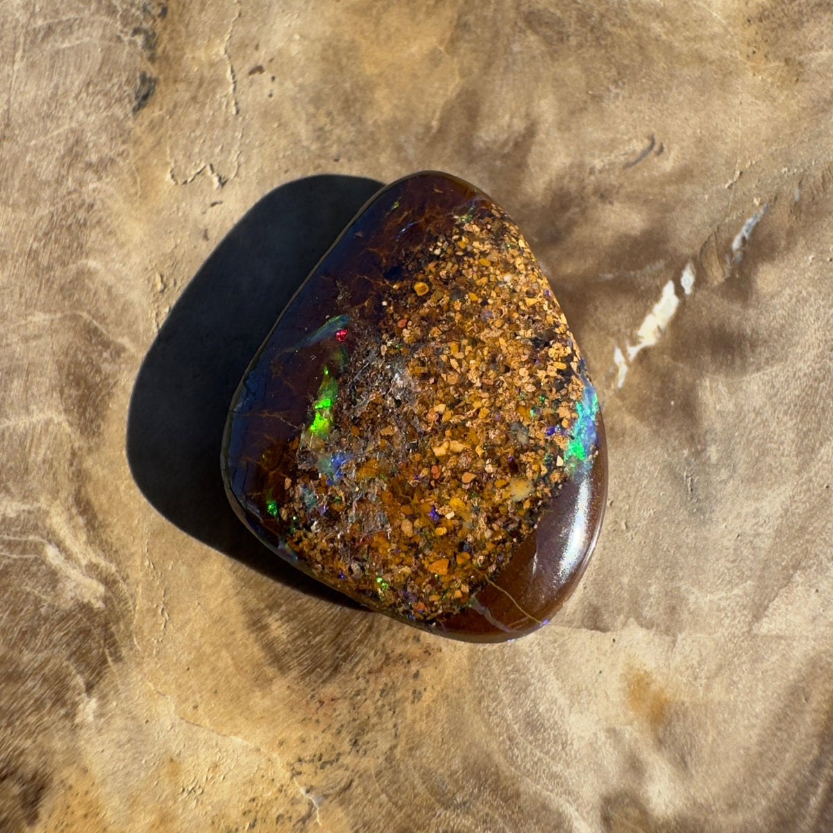 5.8ct Queensland Boulder Opal | Solid Australian Opal | Hand-Cut