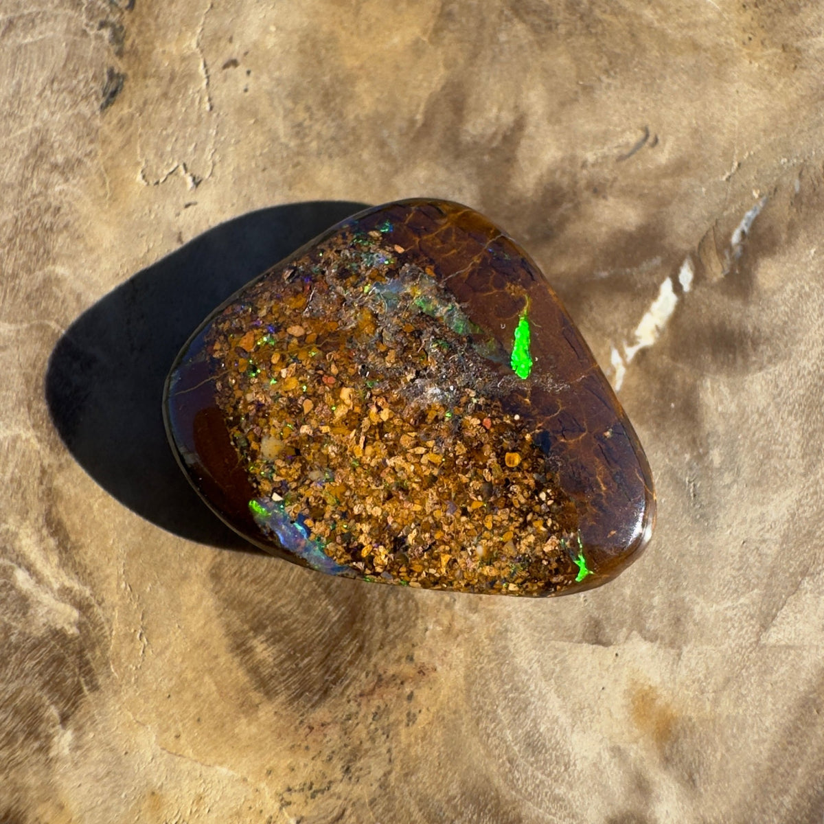 5.8ct Queensland Boulder Opal | Solid Australian Opal | Hand-Cut