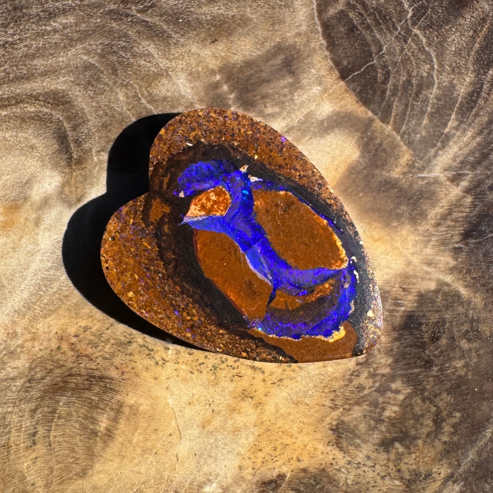 5ct Queensland Boulder Opal | Solid Australian Opal | Hand-Cut