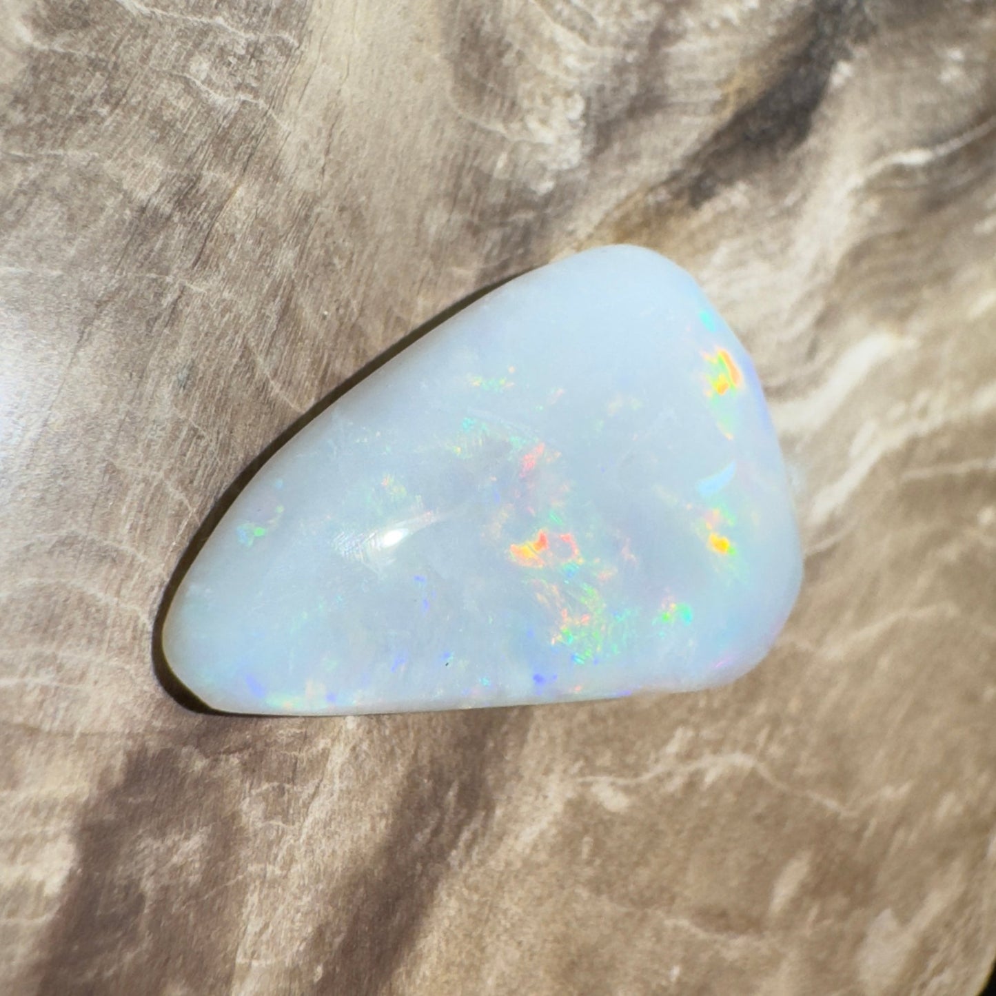 6.2ct Hand - Cut Solid Lightning Ridge Opal