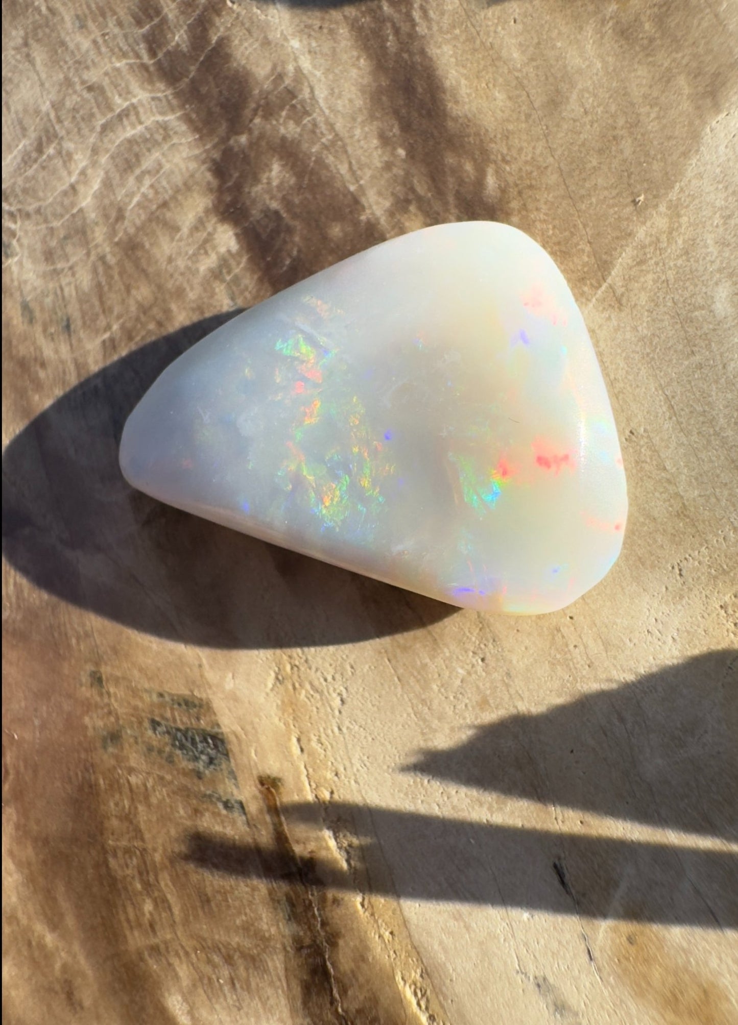 6.2ct Hand - Cut Solid Lightning Ridge Opal