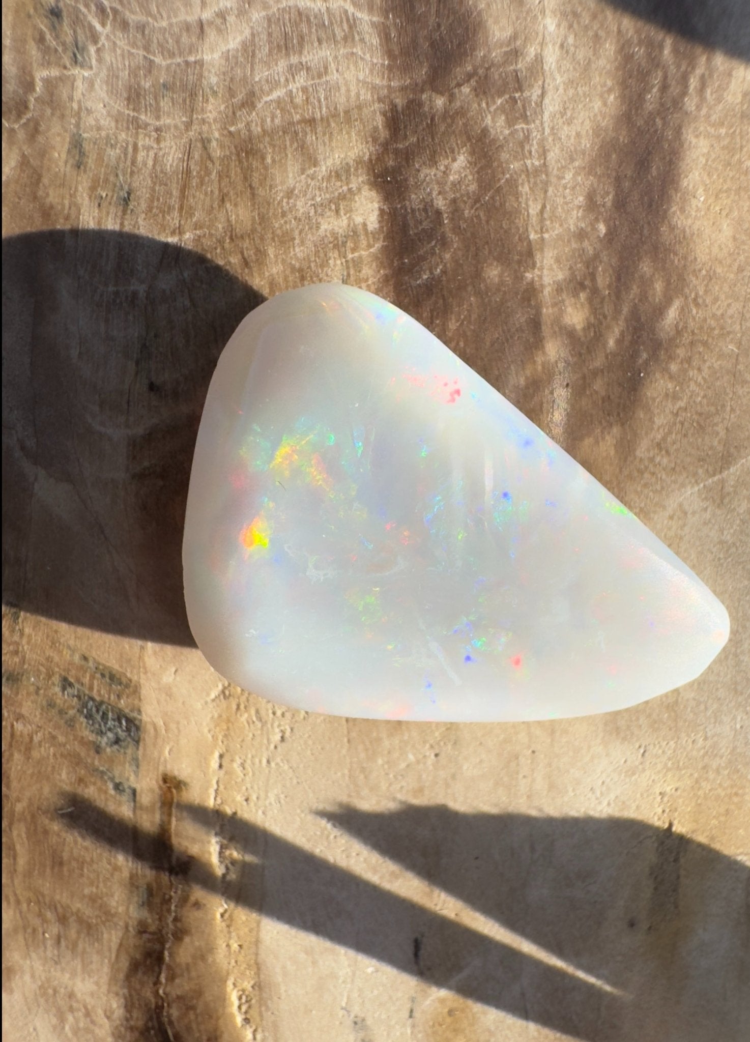 6.2ct Hand - Cut Solid Lightning Ridge Opal