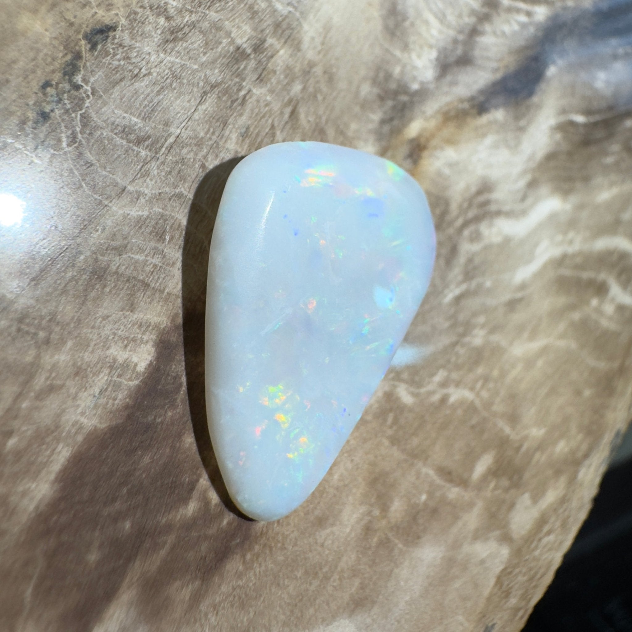 6.2ct Hand - Cut Solid Lightning Ridge Opal