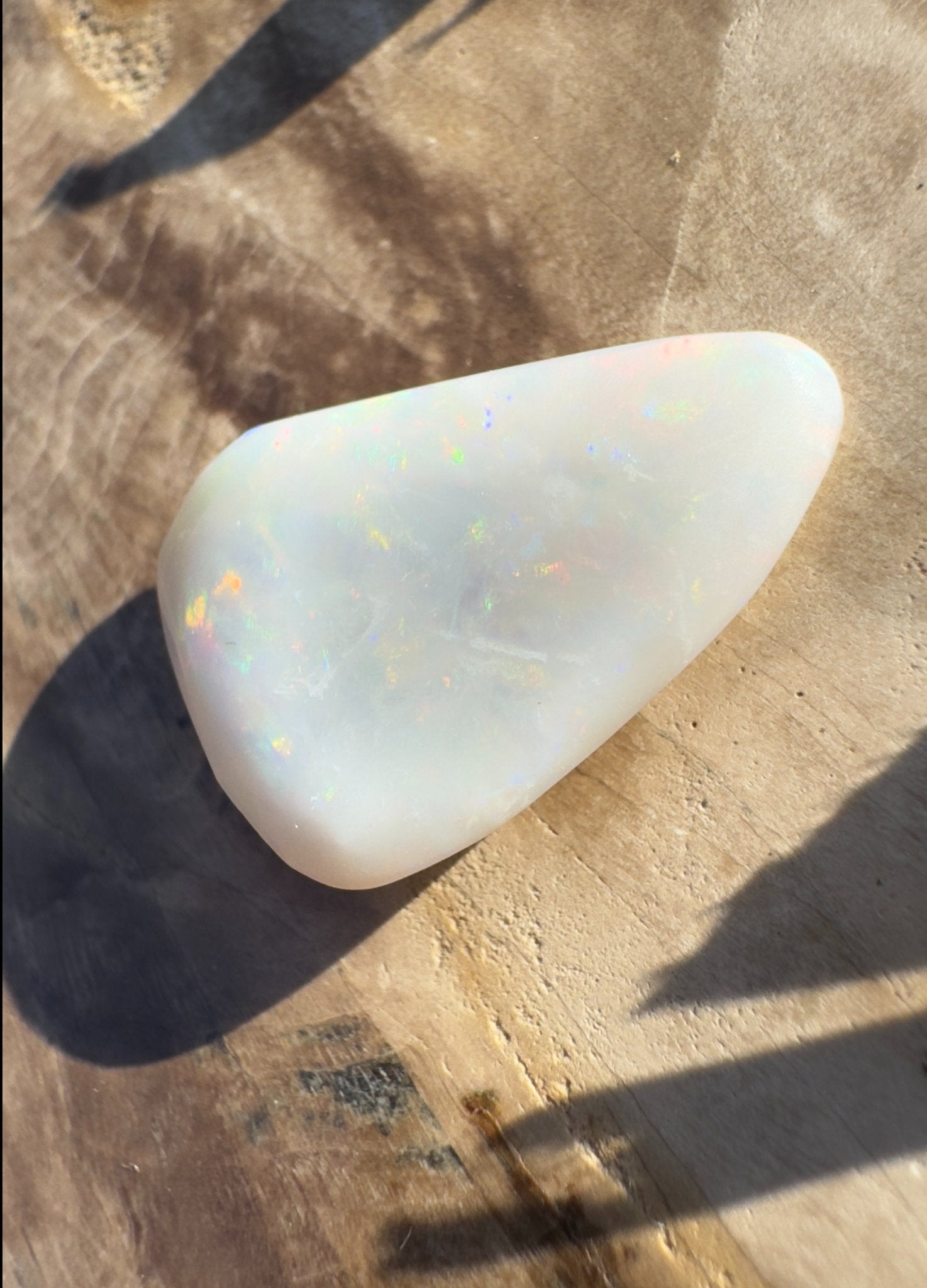 6.2ct Hand - Cut Solid Lightning Ridge Opal