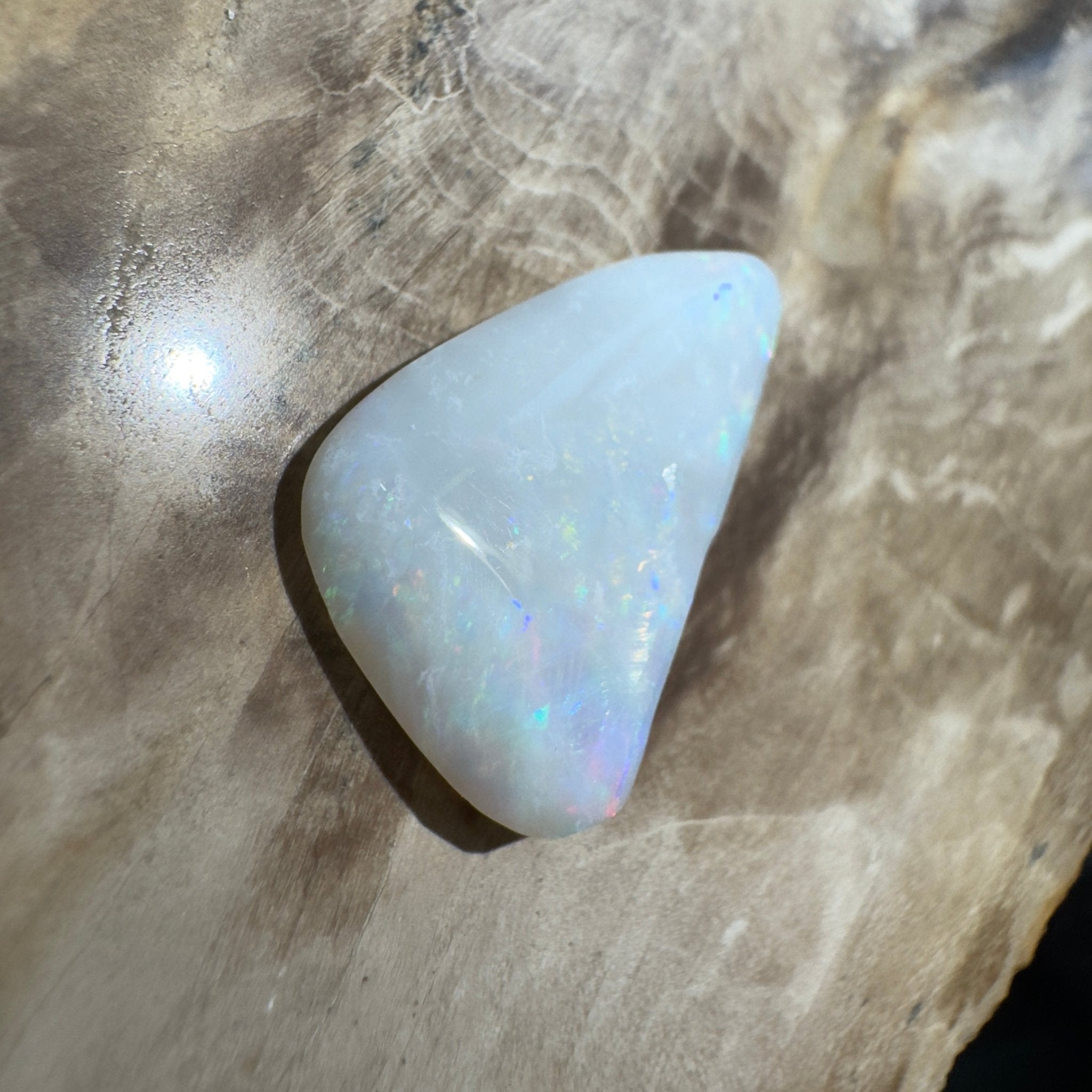 6.2ct Hand - Cut Solid Lightning Ridge Opal