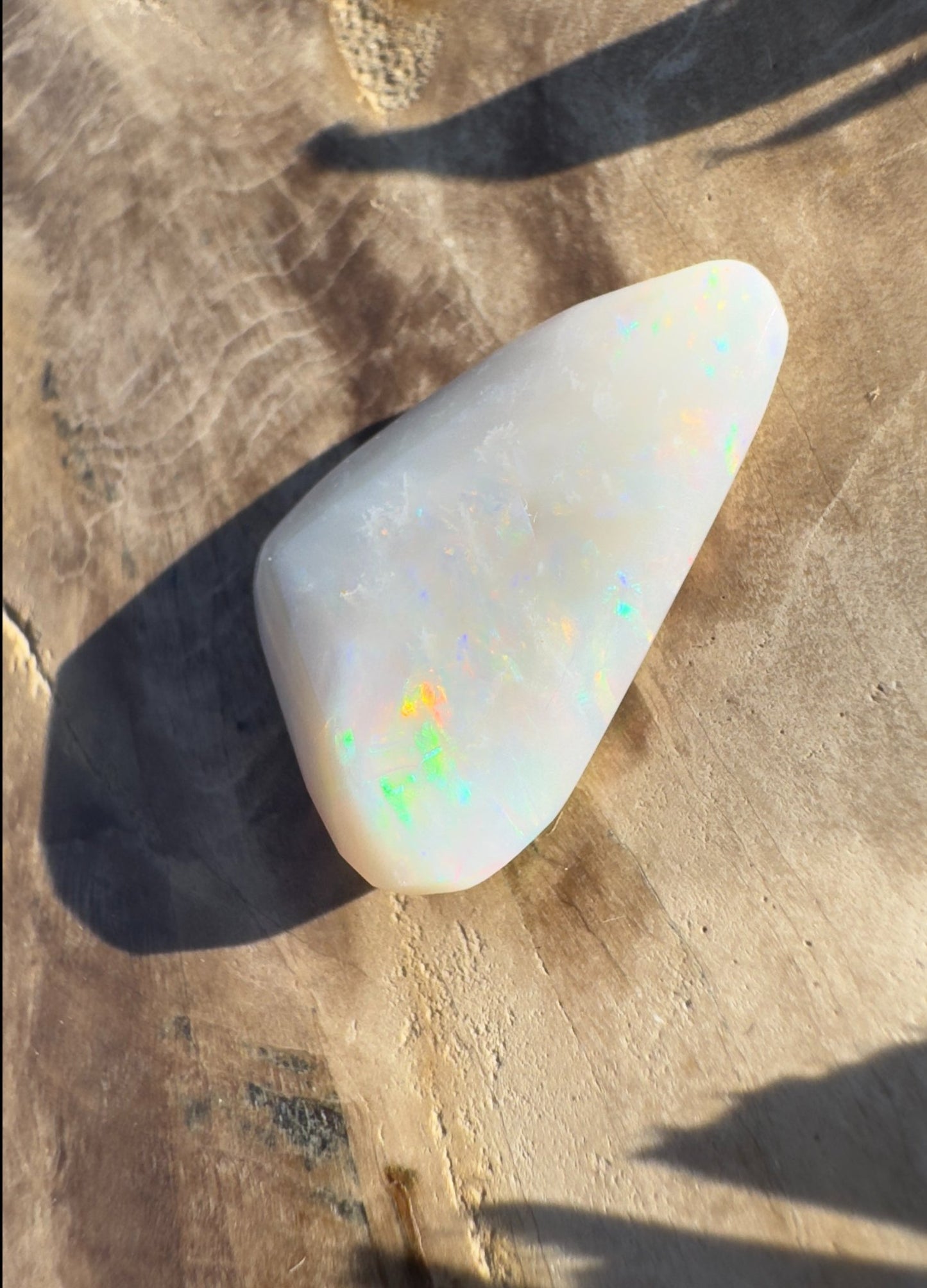 6.2ct Hand - Cut Solid Lightning Ridge Opal