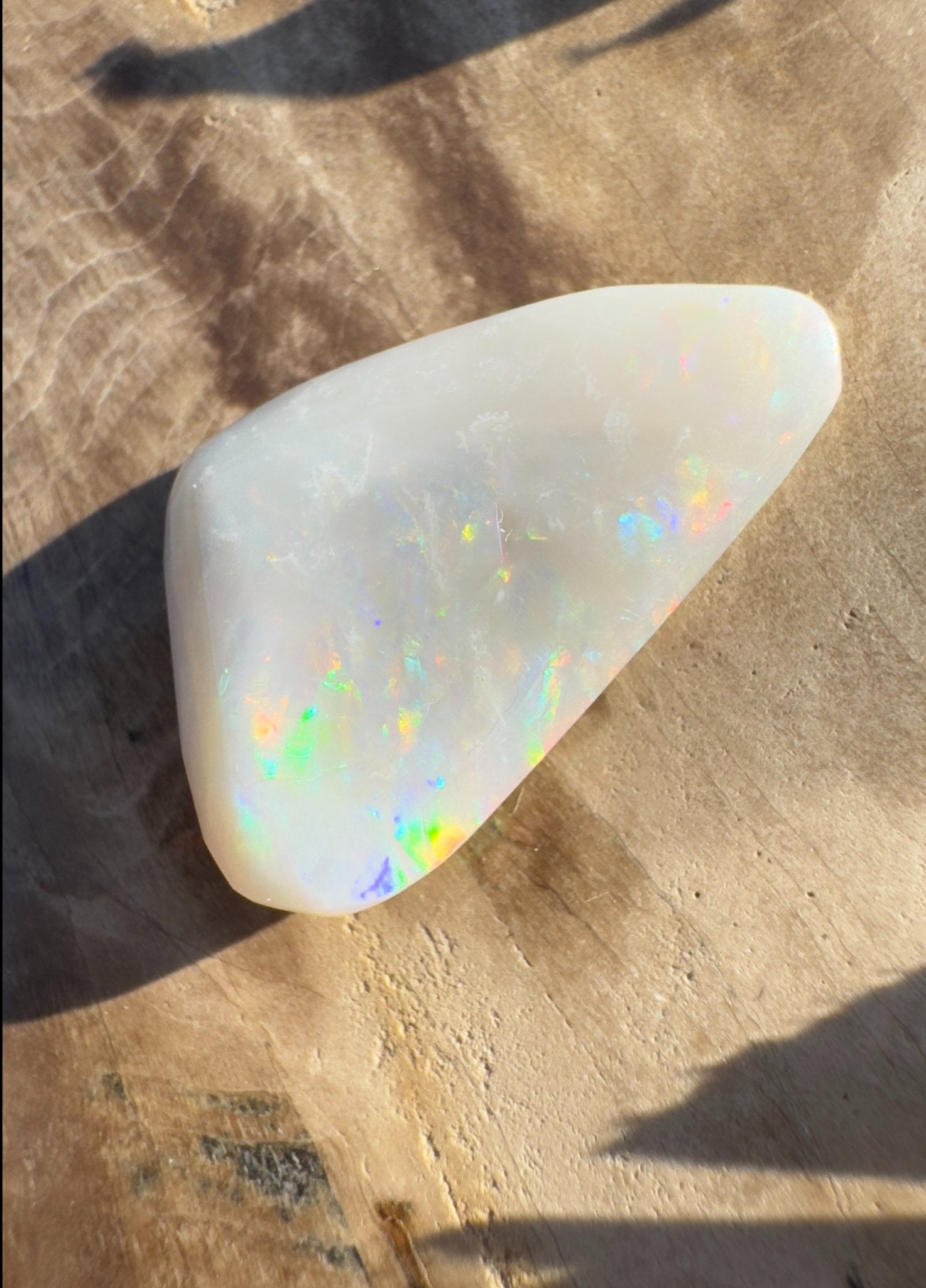 6.2ct Hand - Cut Solid Lightning Ridge Opal