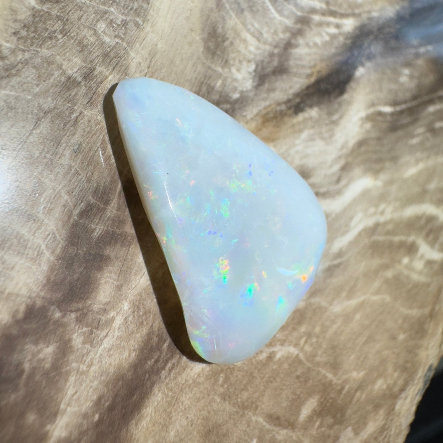 6.2ct Hand - Cut Solid Lightning Ridge Opal