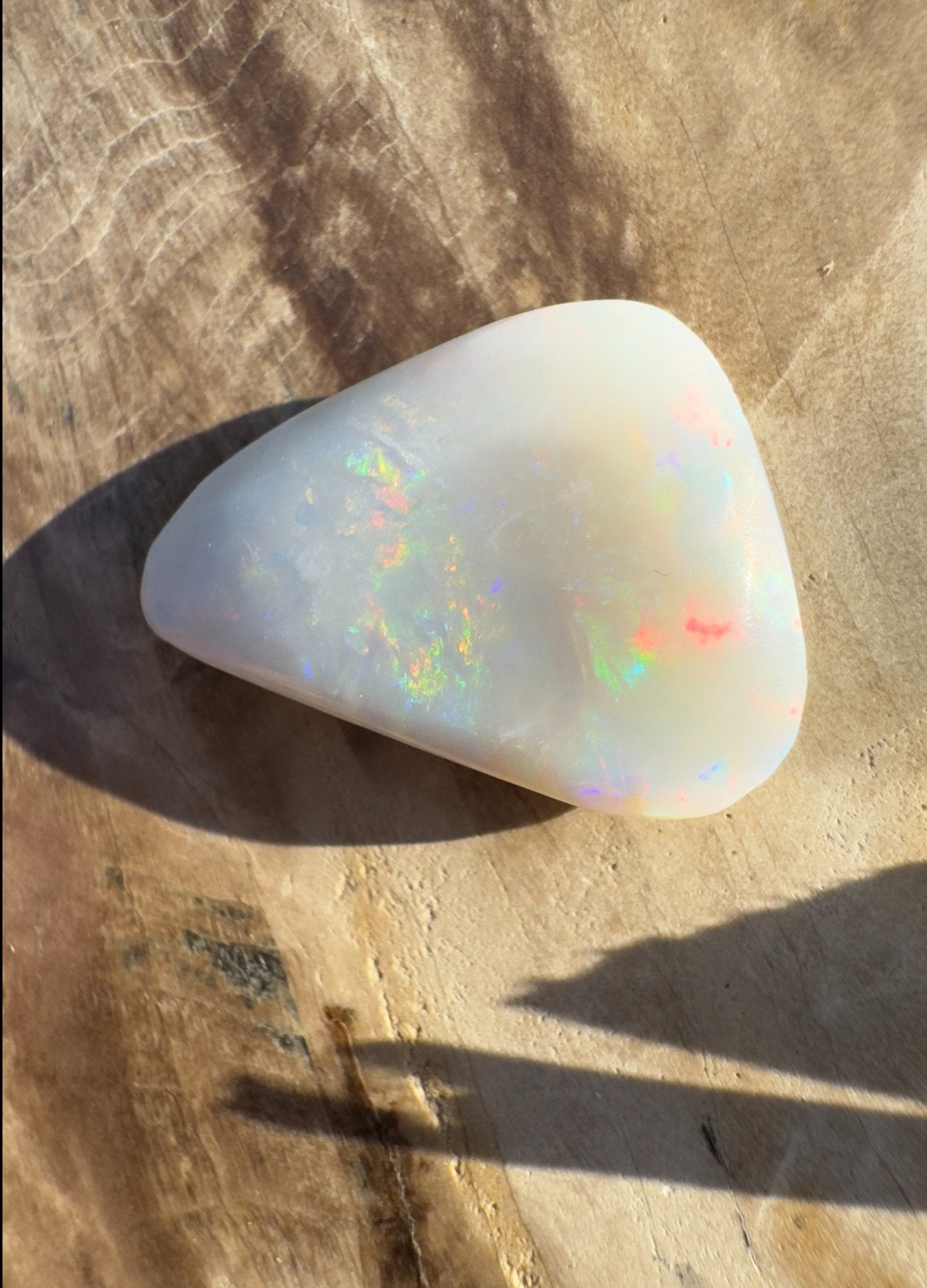6.2ct Hand - Cut Solid Lightning Ridge Opal