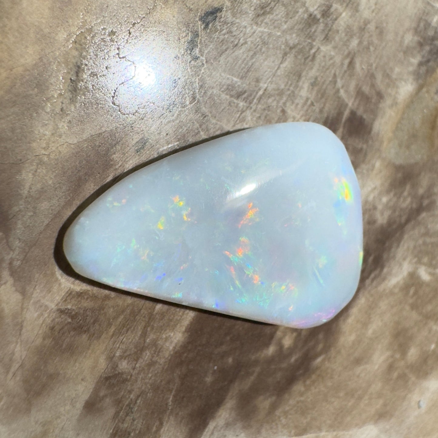 6.2ct Hand - Cut Solid Lightning Ridge Opal